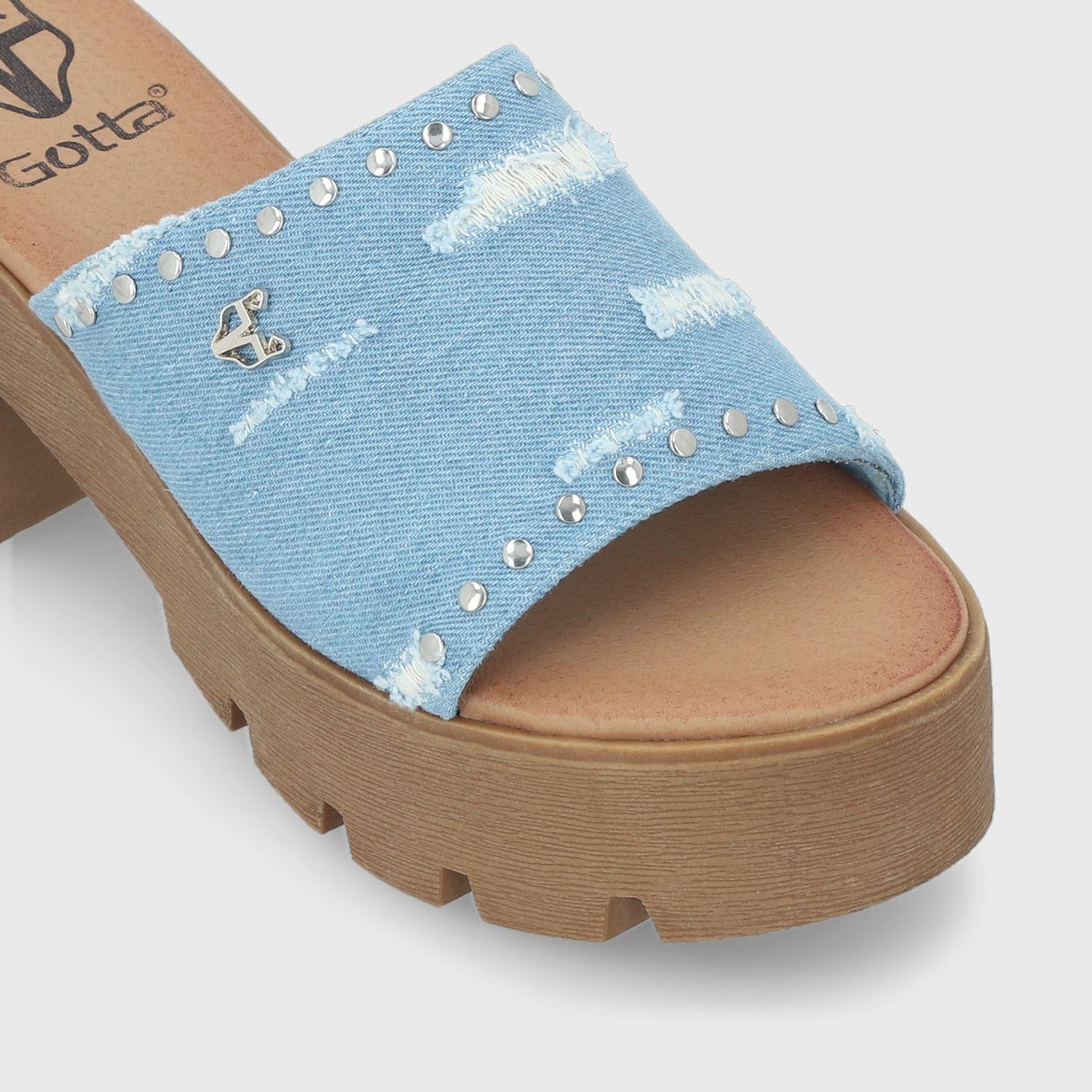 Sandalia Denim Mujer 43022 Gotta-5