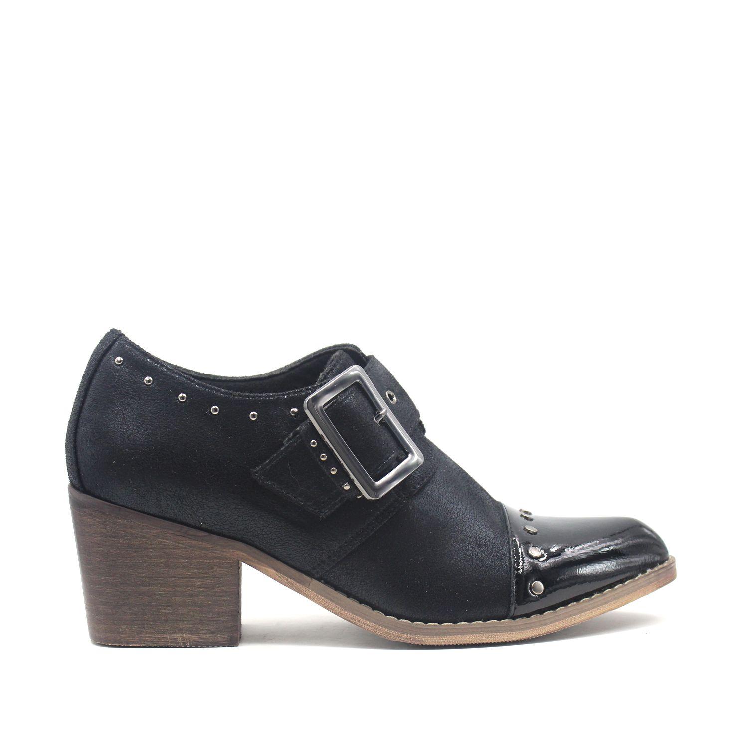 Zapato Negro Mujer C7337 Gotta-0