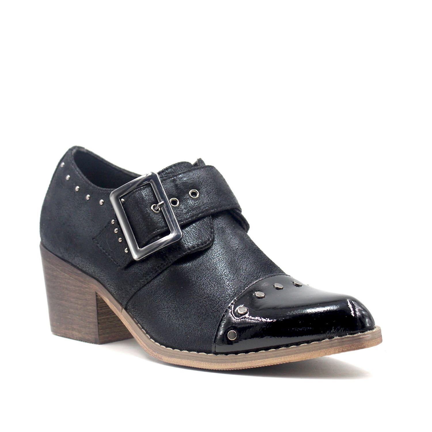 Zapato Negro Mujer C7337 Gotta-3