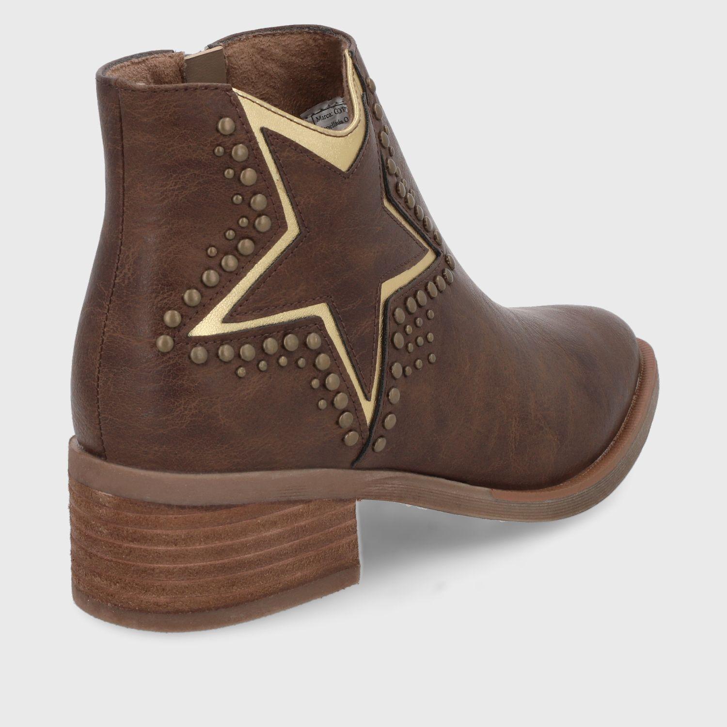 Botín Taco Café Mujer 43102 Gotta-4