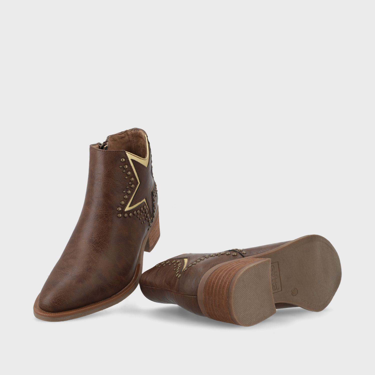 Botín Taco Café Mujer 43102 Gotta-6