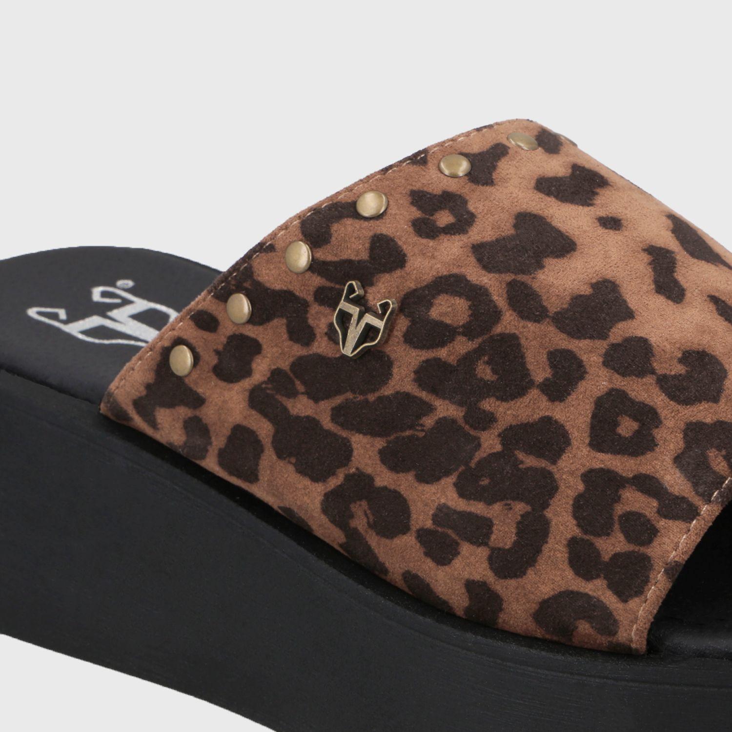 Sandalia Plataforma Animal Print Mujer 53730 Gotta-5