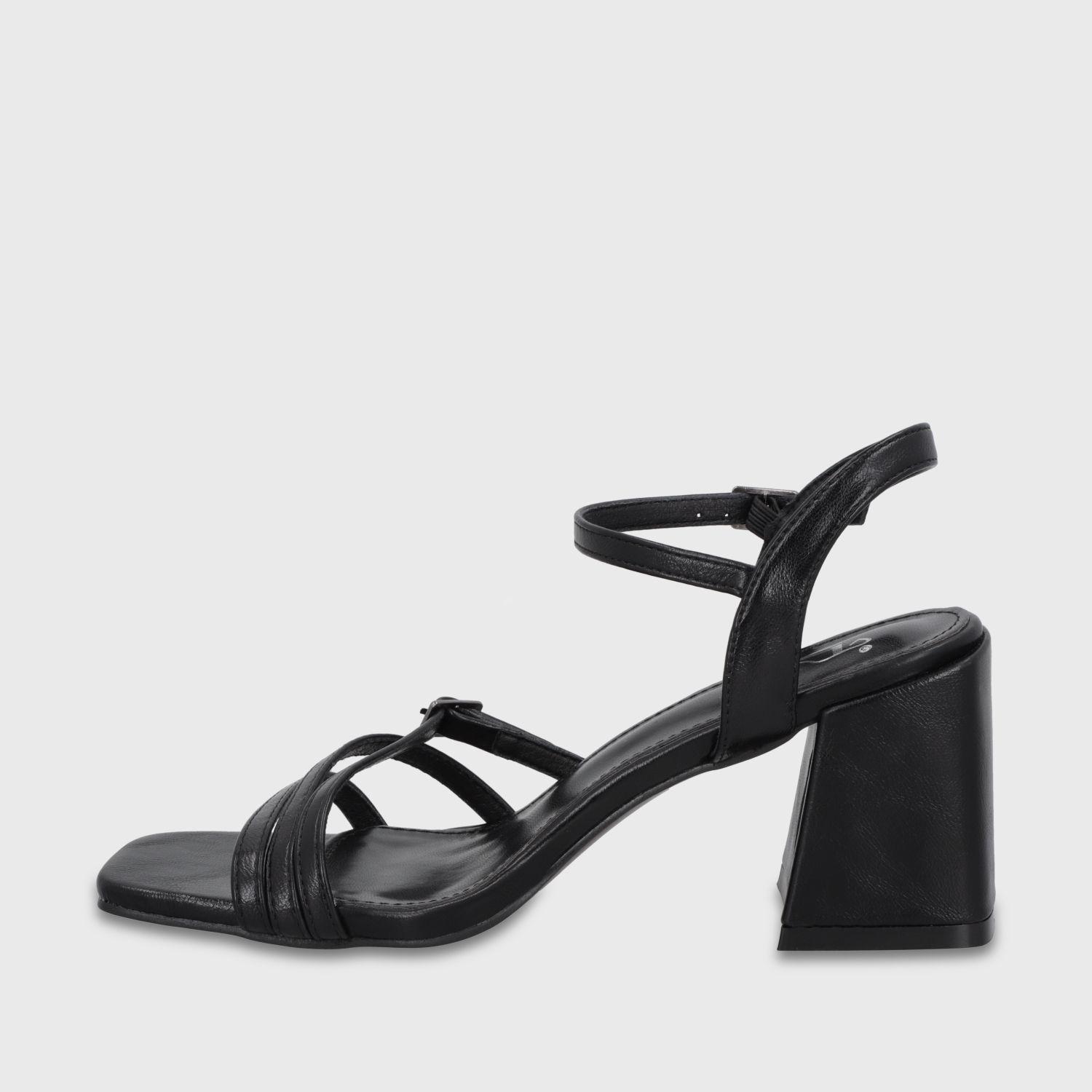 Sandalia Taco Negra Mujer 35134 Gotta-3