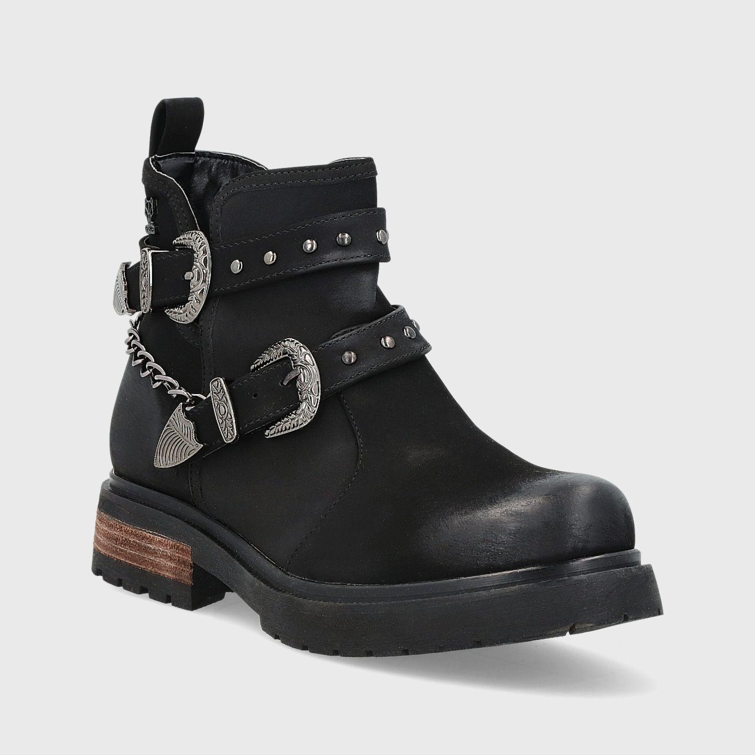 Botín Negro Mujer 25731 Gotta-1