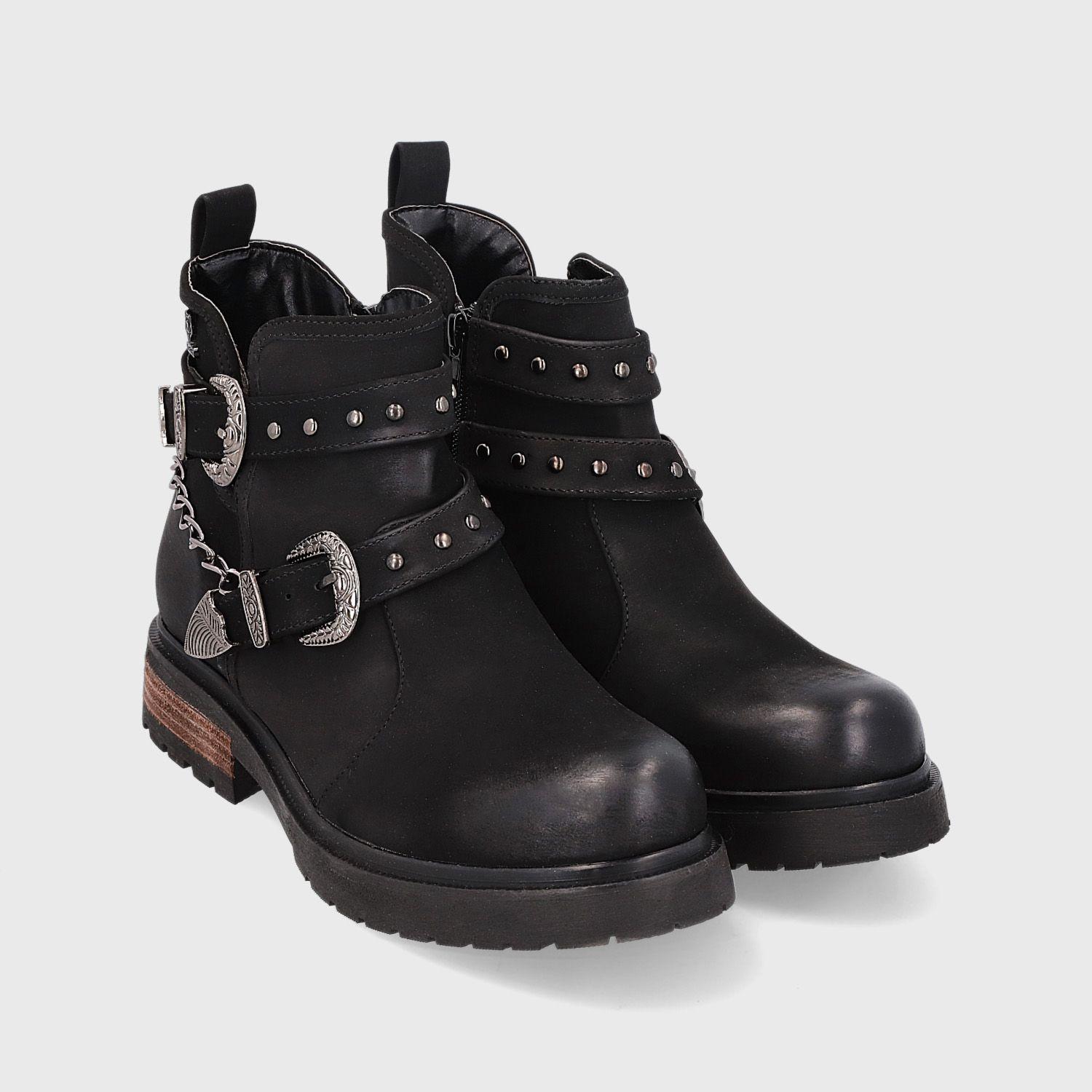 Botín Negro Mujer 25731 Gotta-2