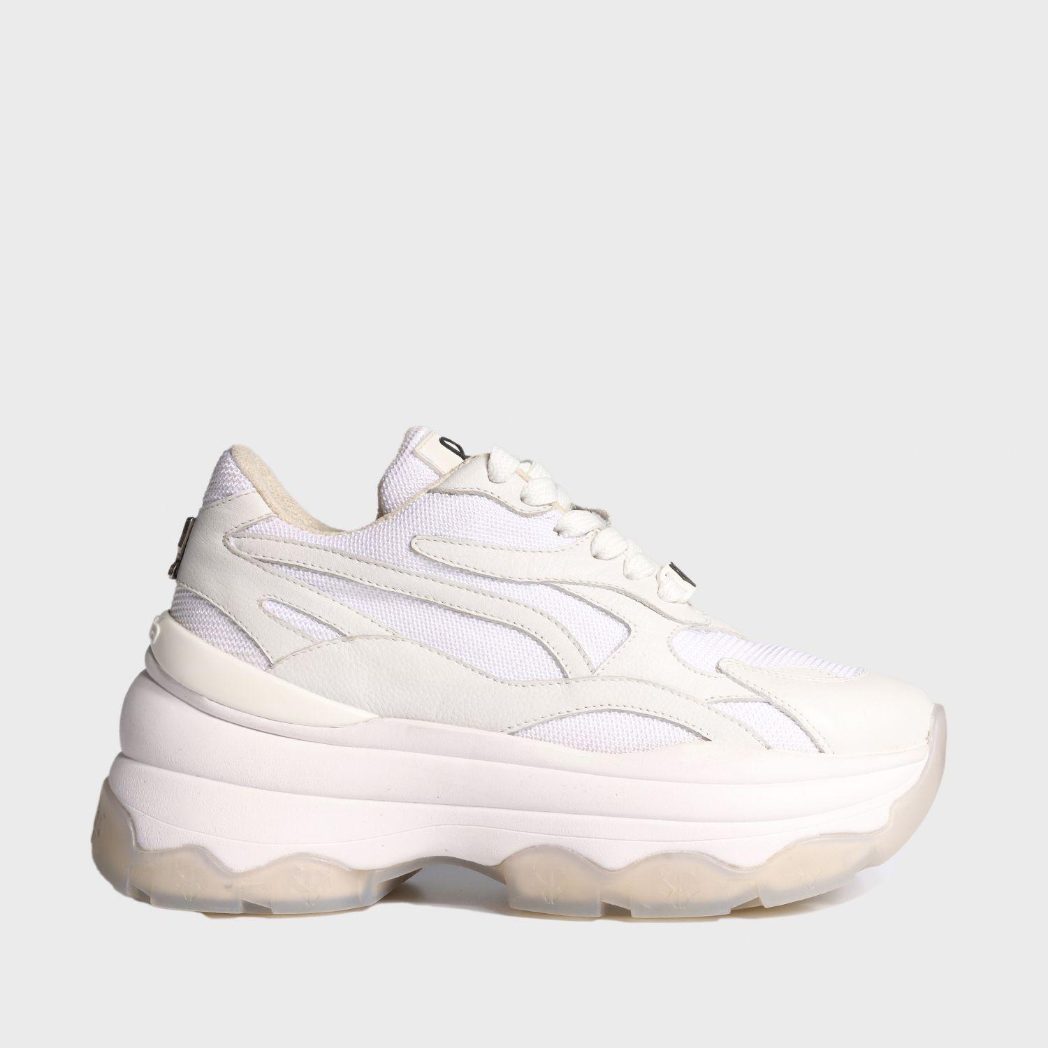 Zapatilla Cuero Blanca Mujer 18541 Gotta-0