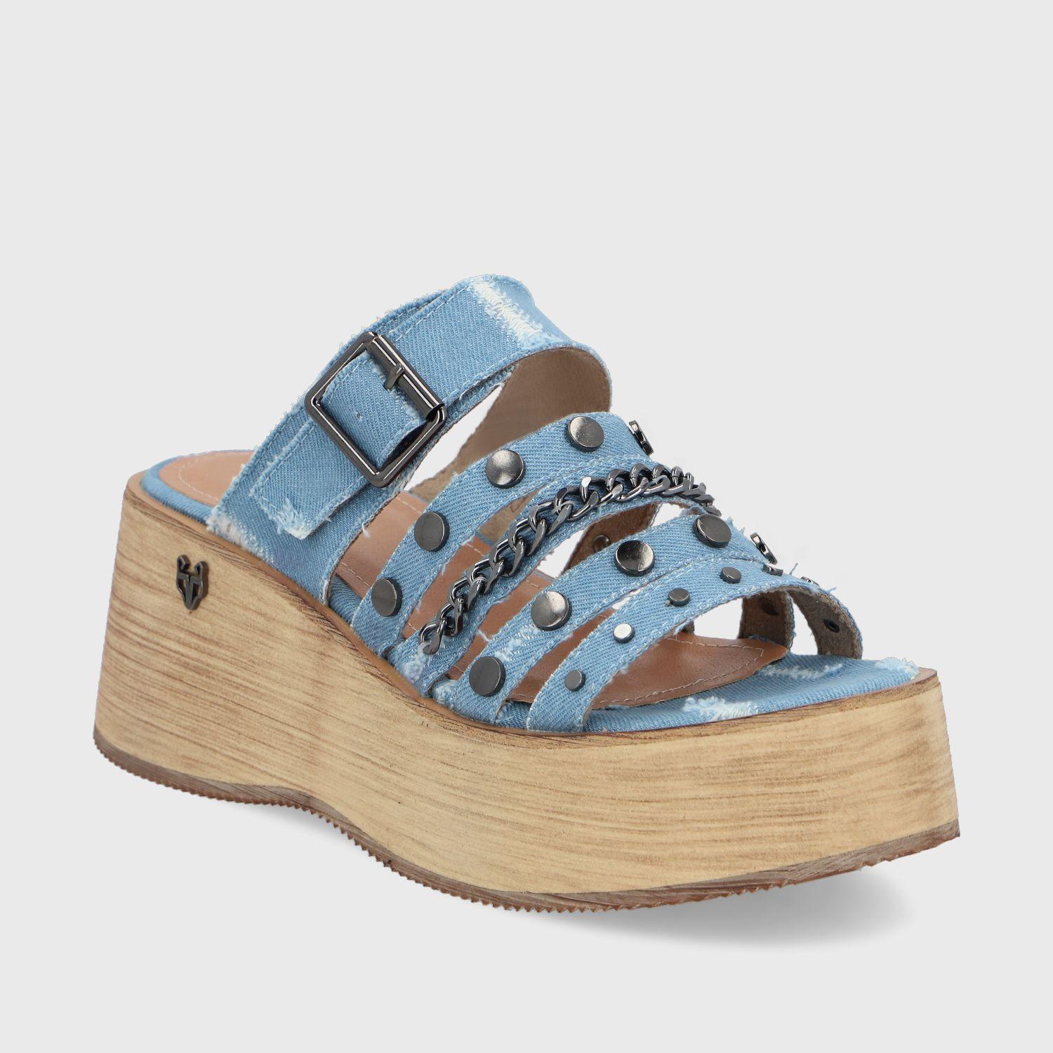 Sandalia Denim Mujer 45841 Gotta-1