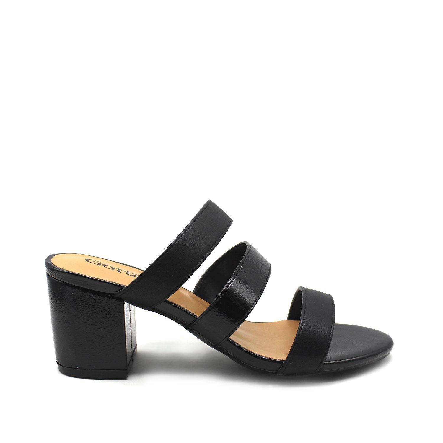 Sandalia Negra Mujer 15811 Gotta-0