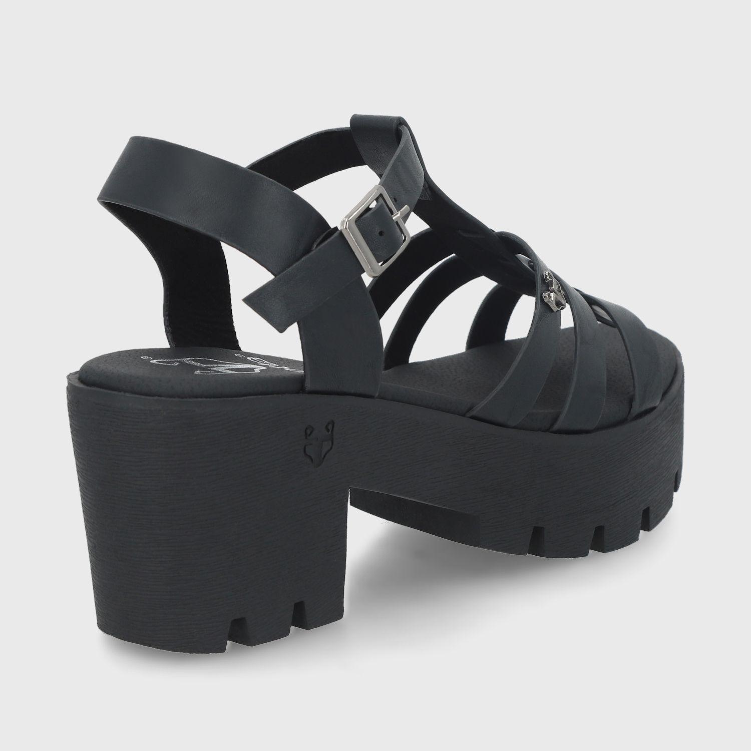 Sandalia Negra  Mujer 43023 Gotta-4