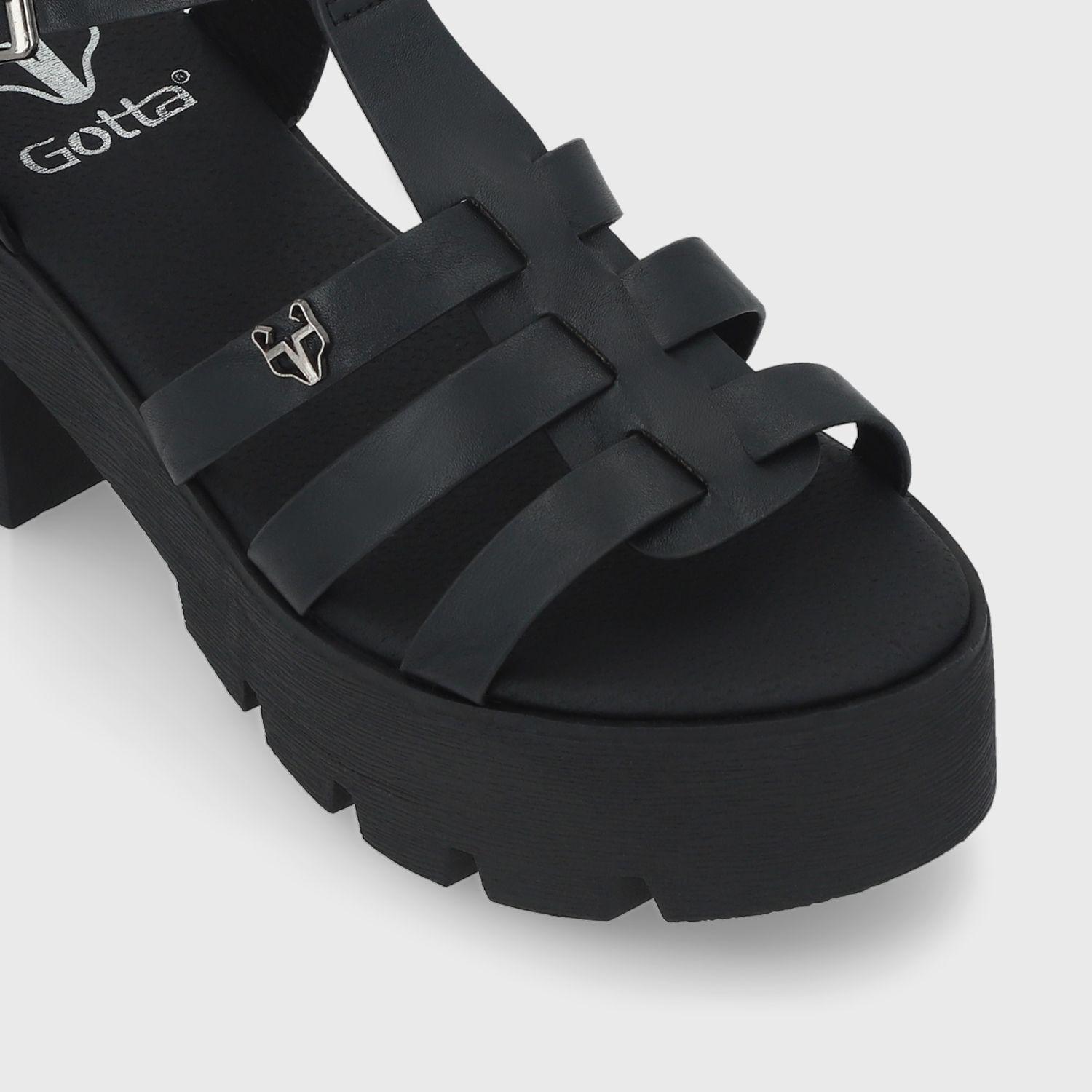 Sandalia Negra  Mujer 43023 Gotta-5
