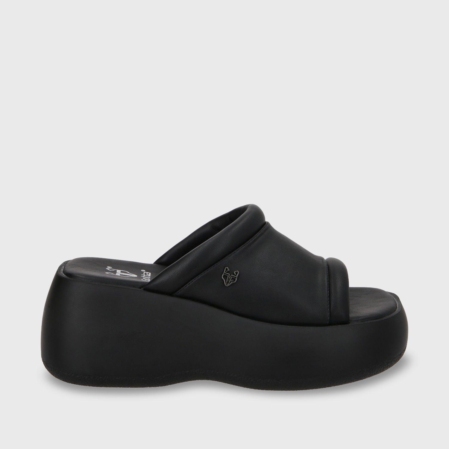 Sandalia Plataforma Negra Mujer 25223 Gotta-0