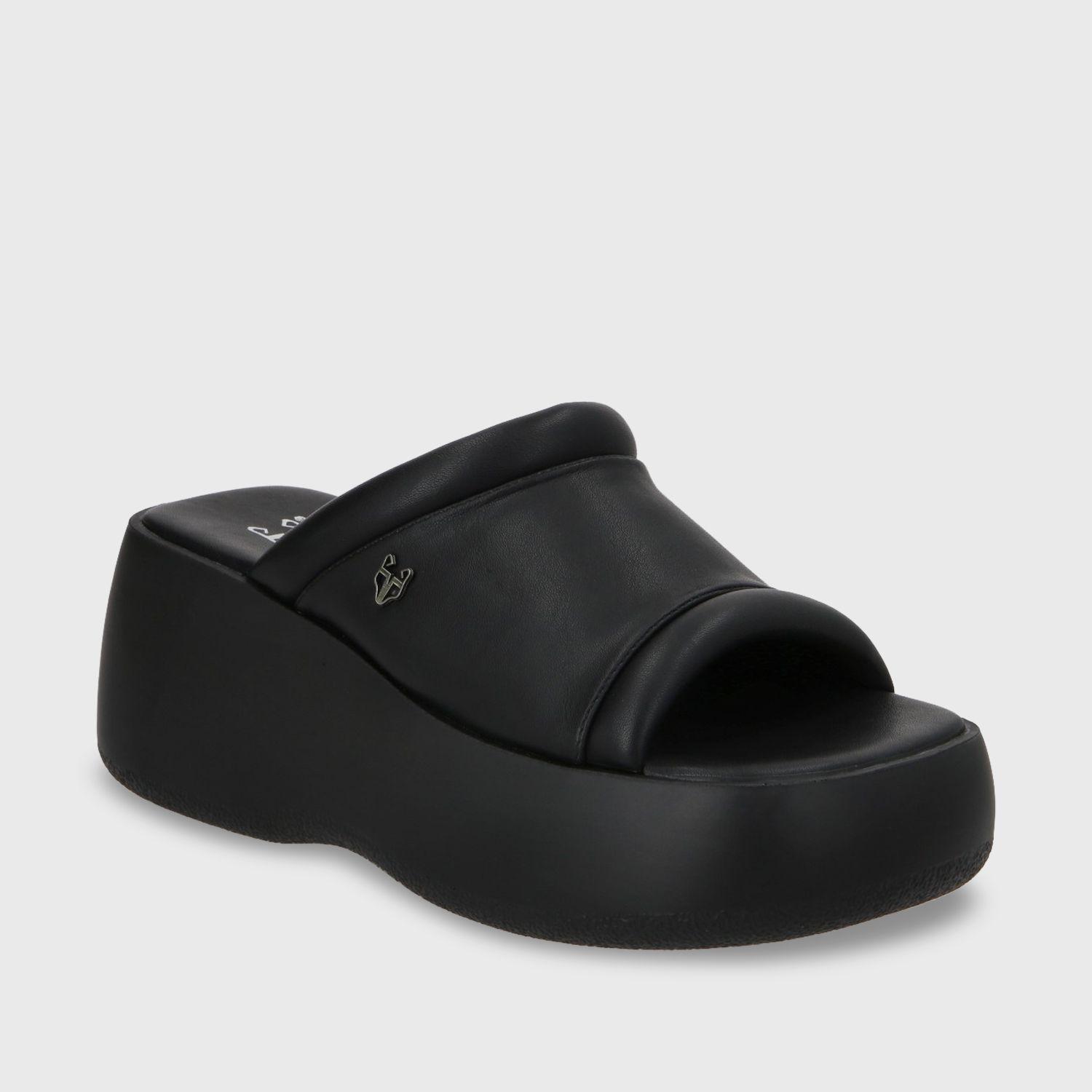 Sandalia Plataforma Negra Mujer 25223 Gotta-1