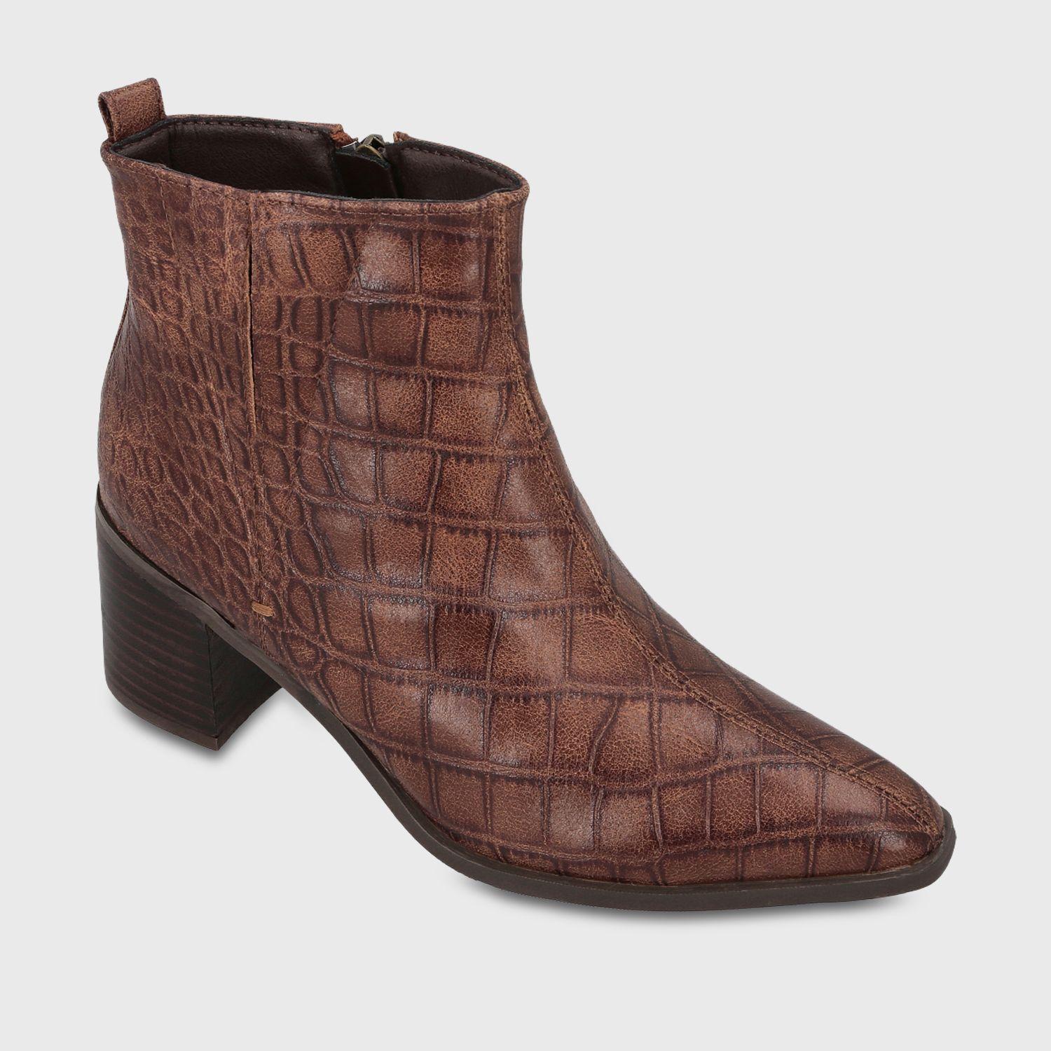 Botin Taco Camel Mujer 5530053 Gotta-1