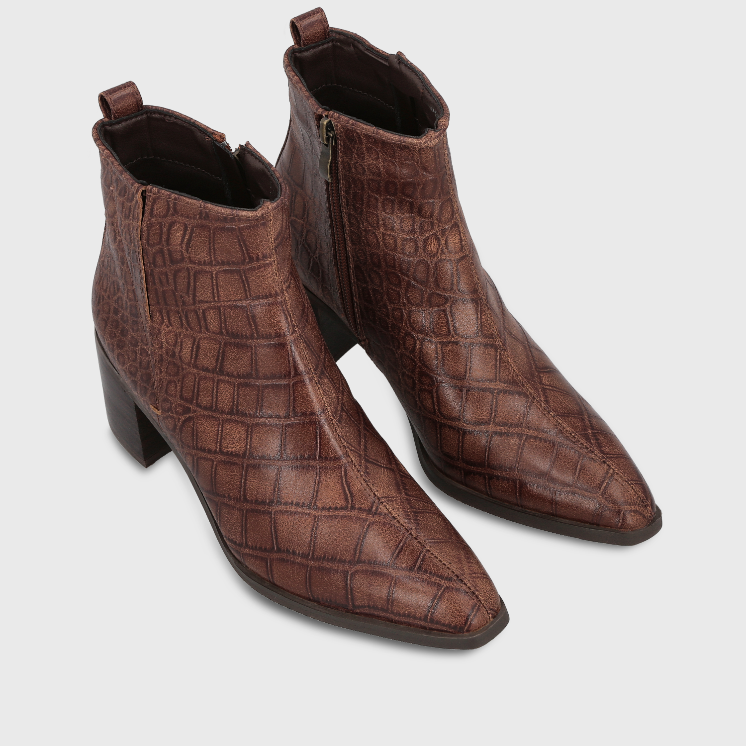 Botin Taco Camel Mujer 5530053 Gotta-2
