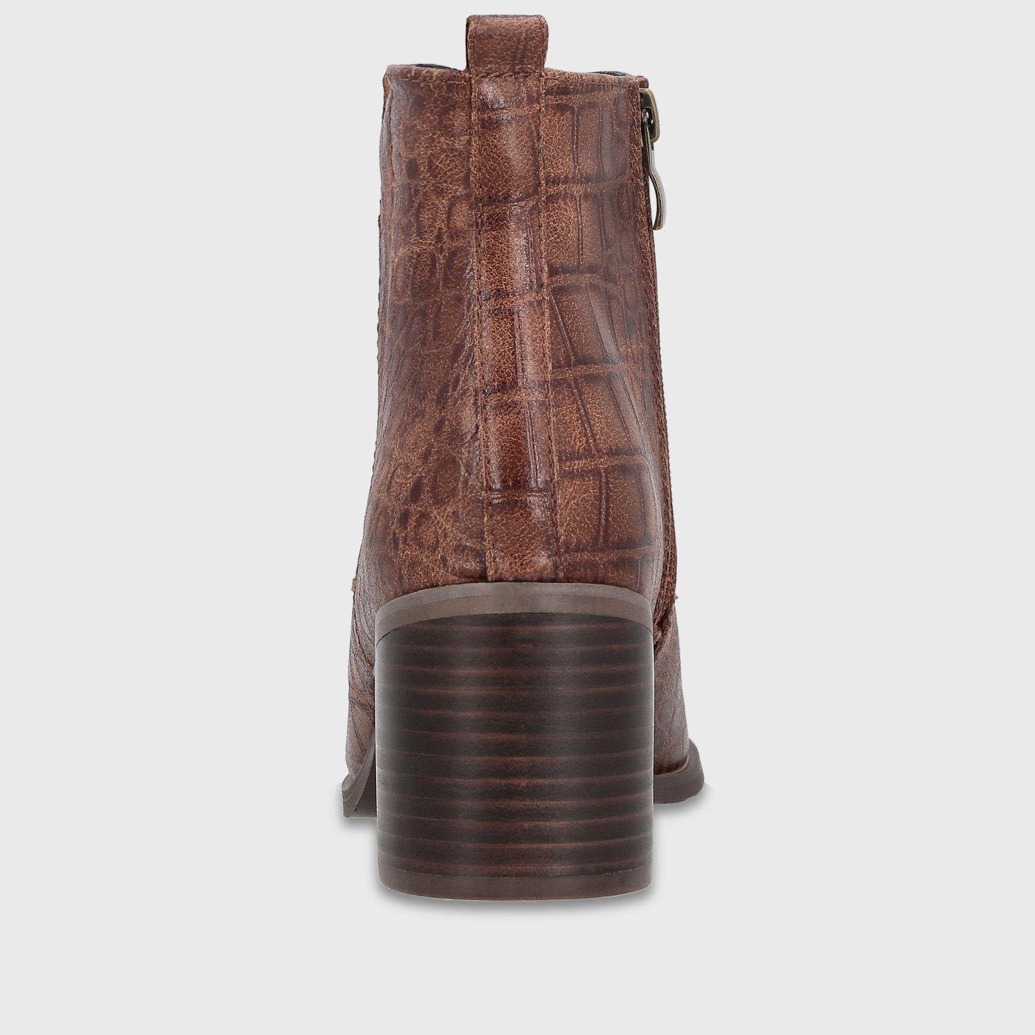 Botin Taco Camel Mujer 5530053 Gotta-4