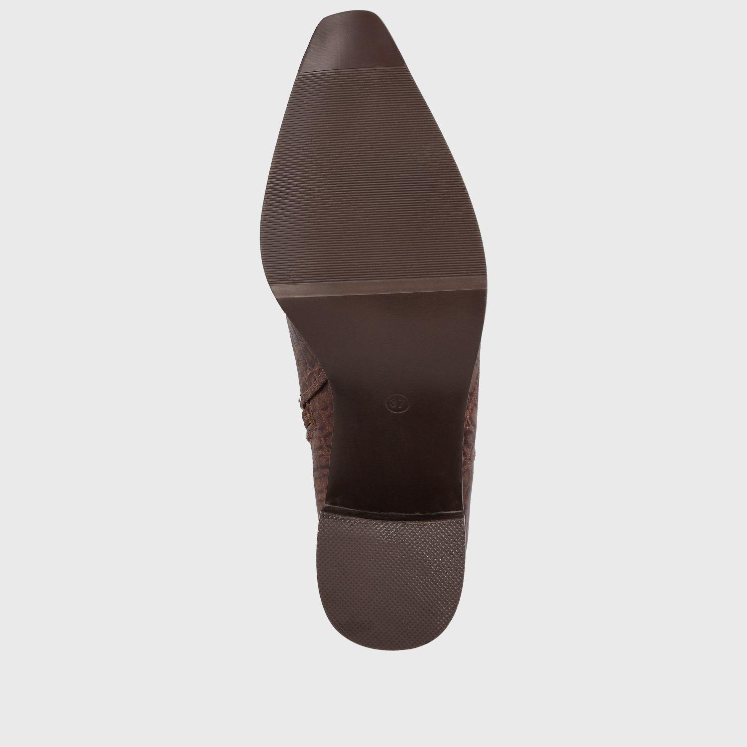 Botin Taco Camel Mujer 5530053 Gotta-6