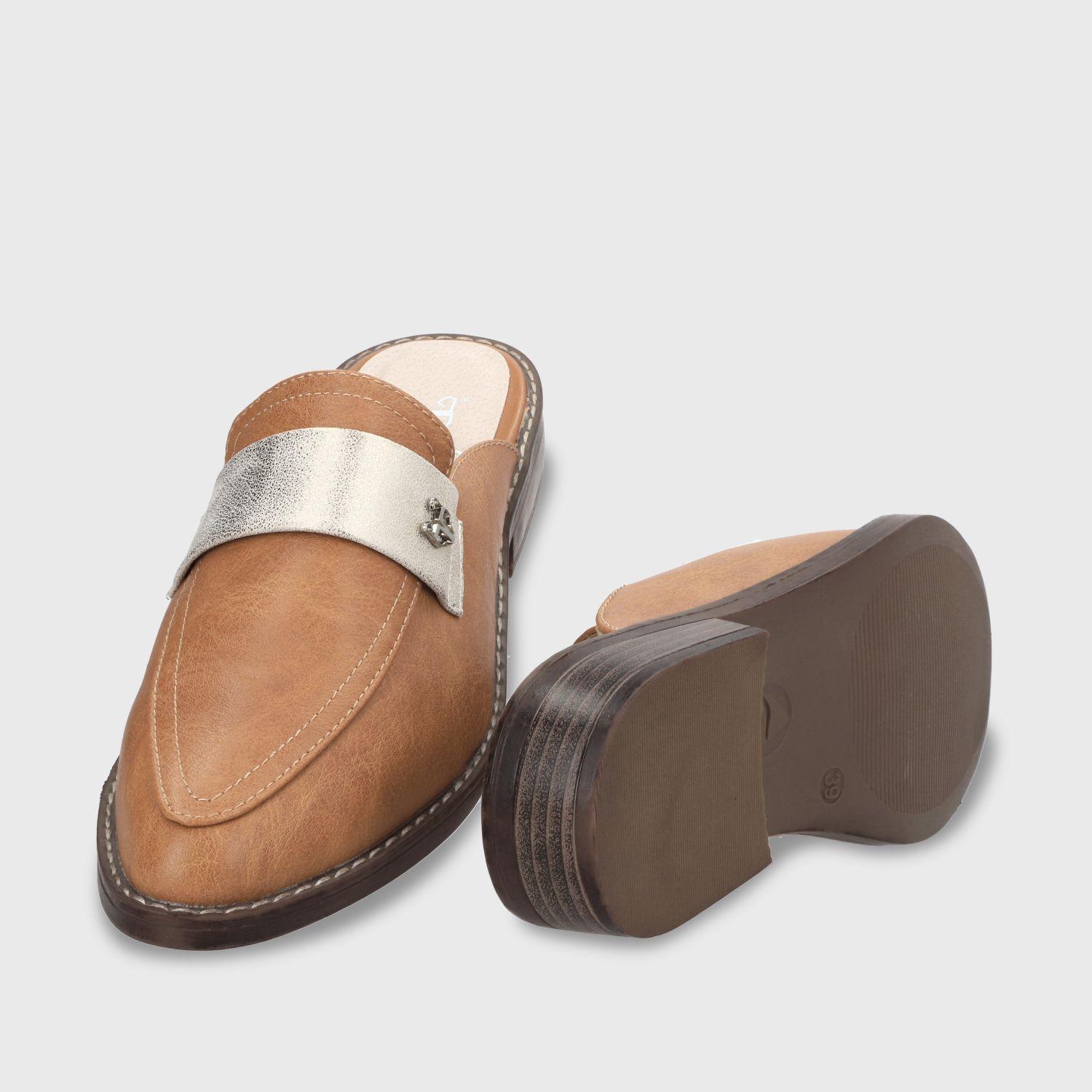 Puntilla Plana Camel Mujer 17569 Gotta-6