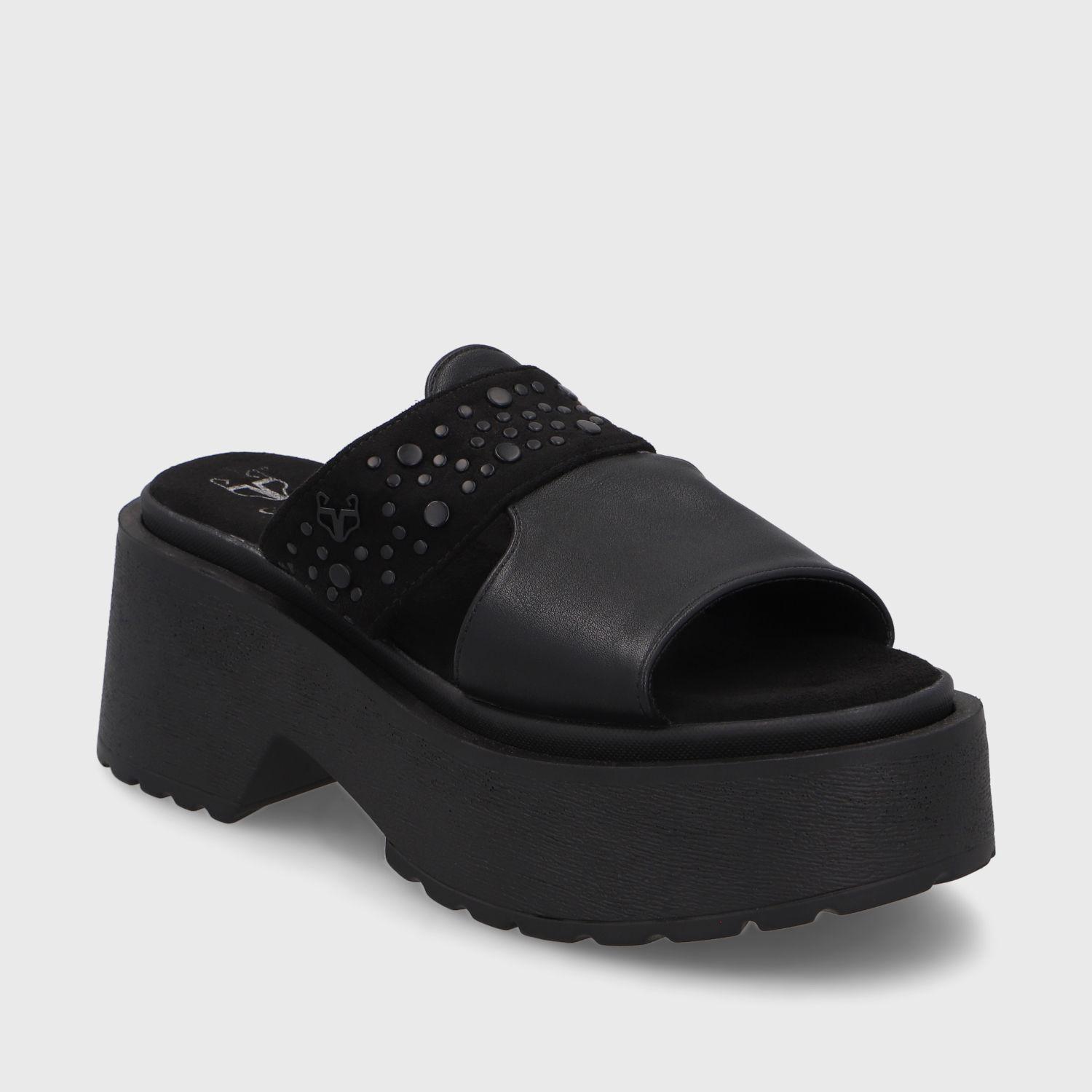 Sandalia Negra  Mujer 45983 Gotta-1