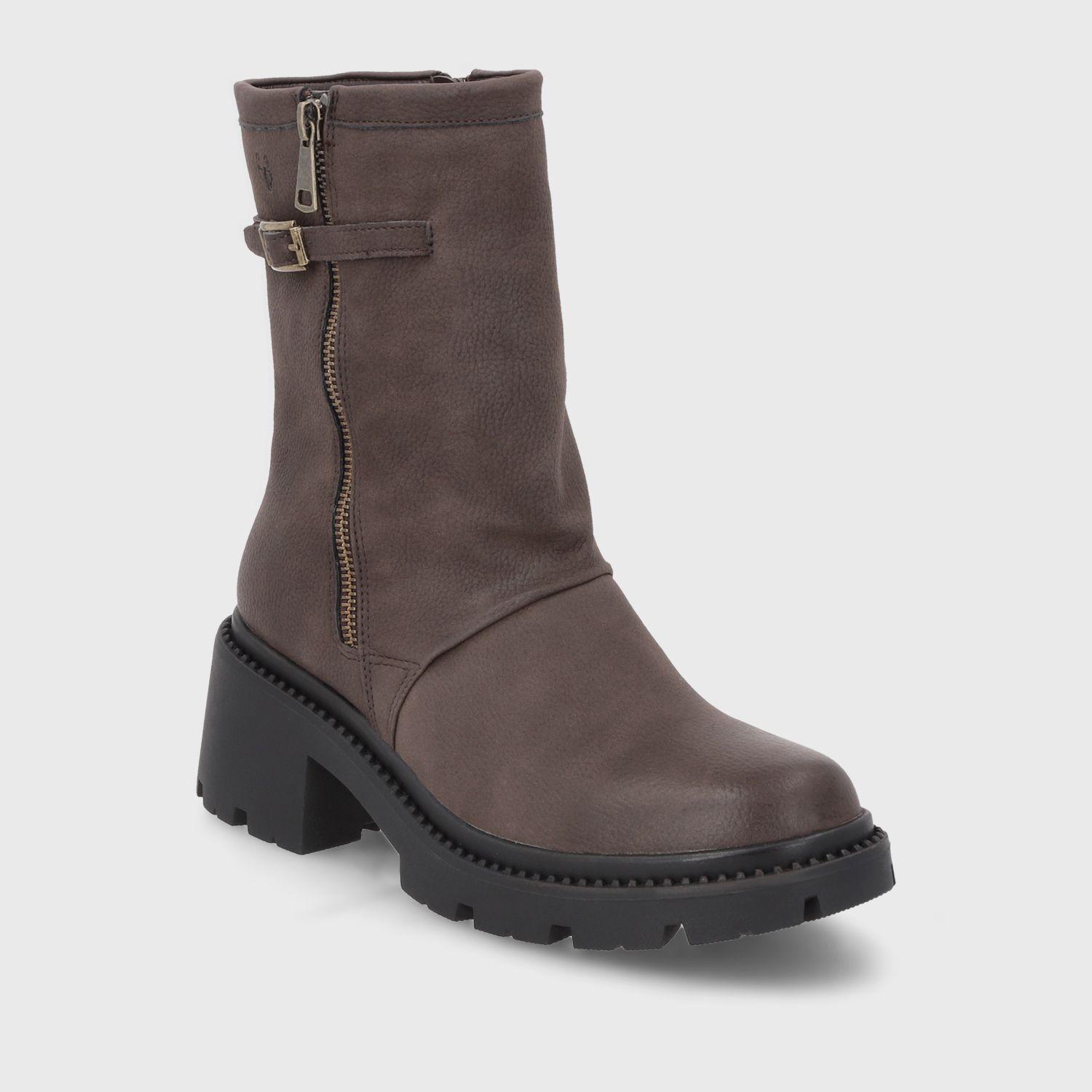 Botin Taco Café Mujer 45747 Gotta-1