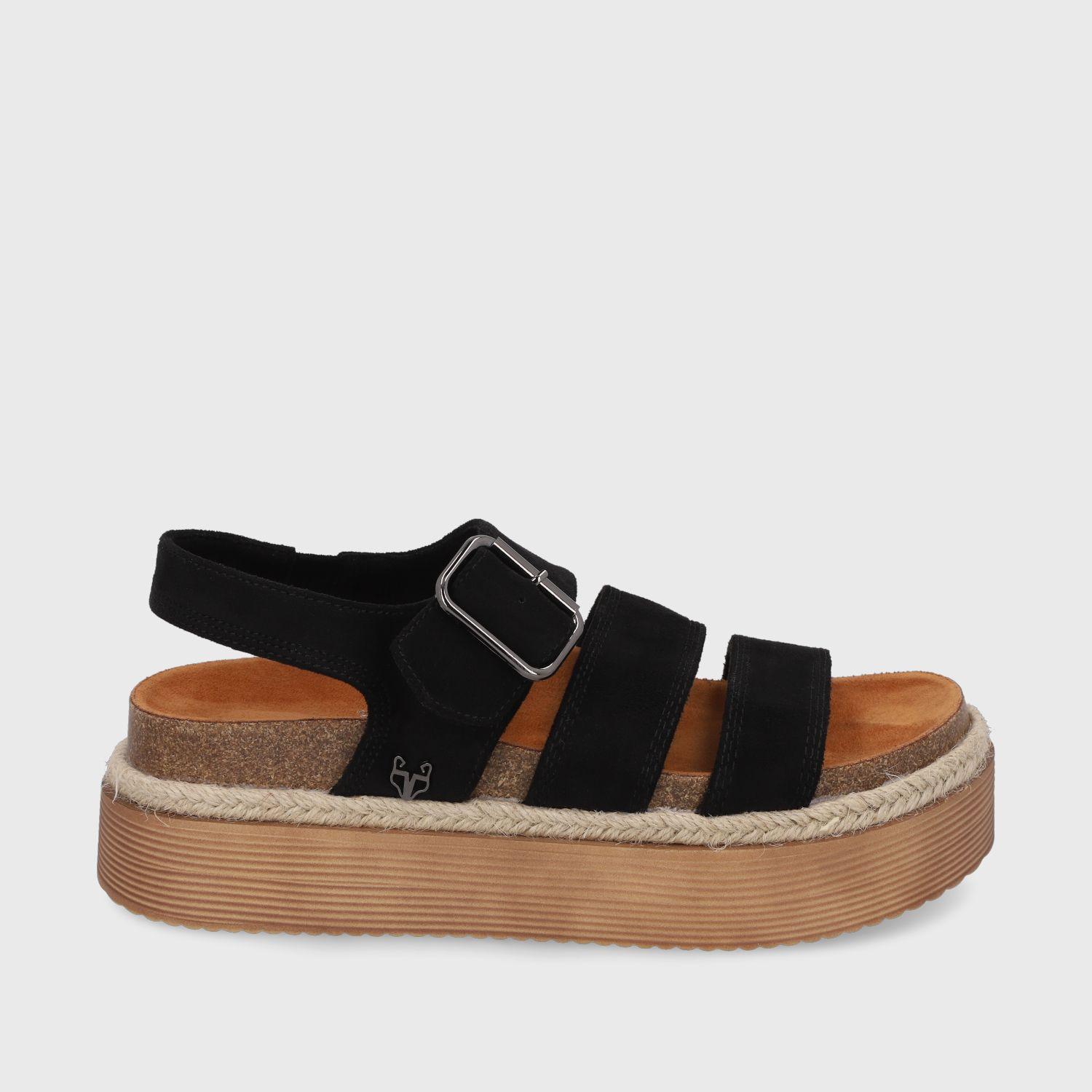 Sandalia Negra  Mujer 45862 Gotta-0