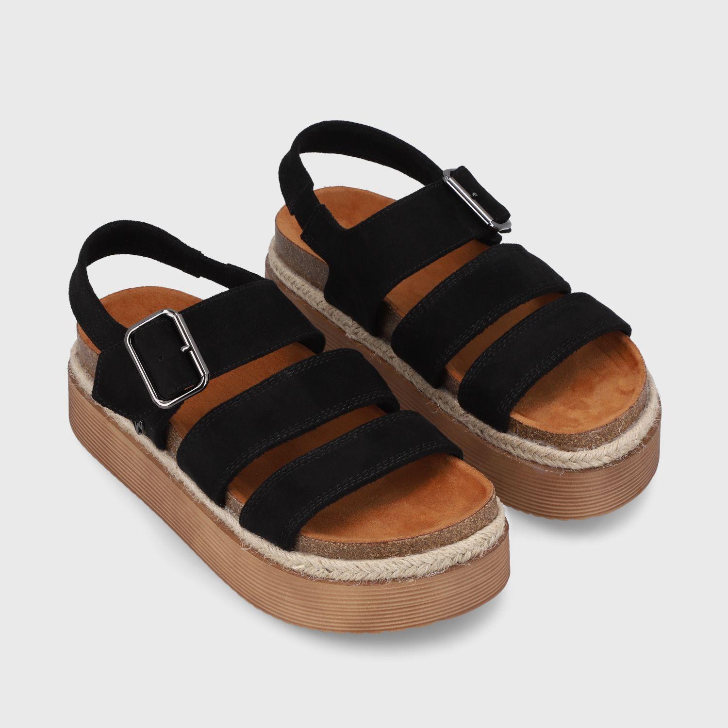 Sandalia Negra  Mujer 45862 Gotta-2