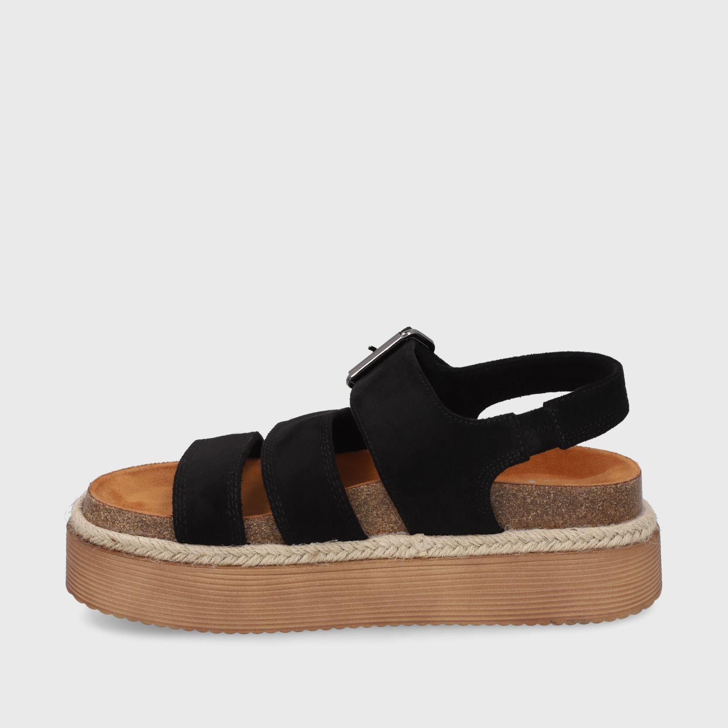 Sandalia Negra  Mujer 45862 Gotta-3