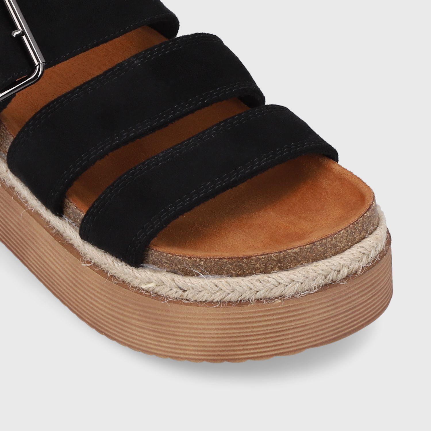 Sandalia Negra  Mujer 45862 Gotta-5