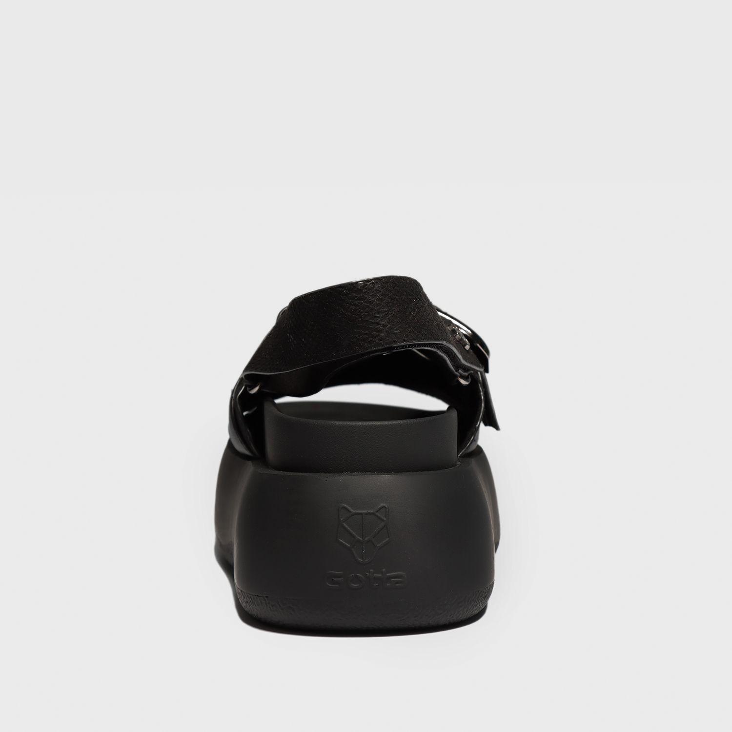 Sandalia Plataforma Negra Mujer 25270 Gotta-4