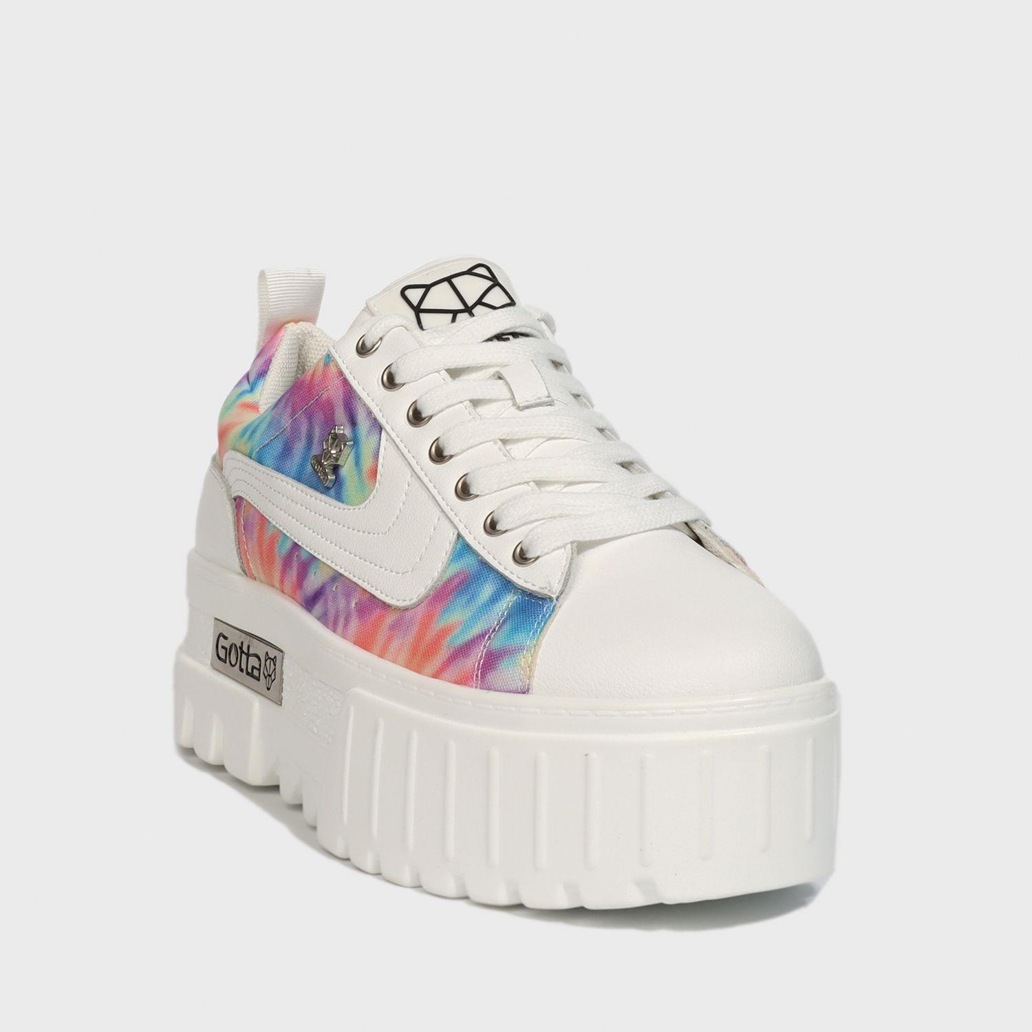 Zapatilla Plataforma Multicolor Mujer 23240 Gotta-1
