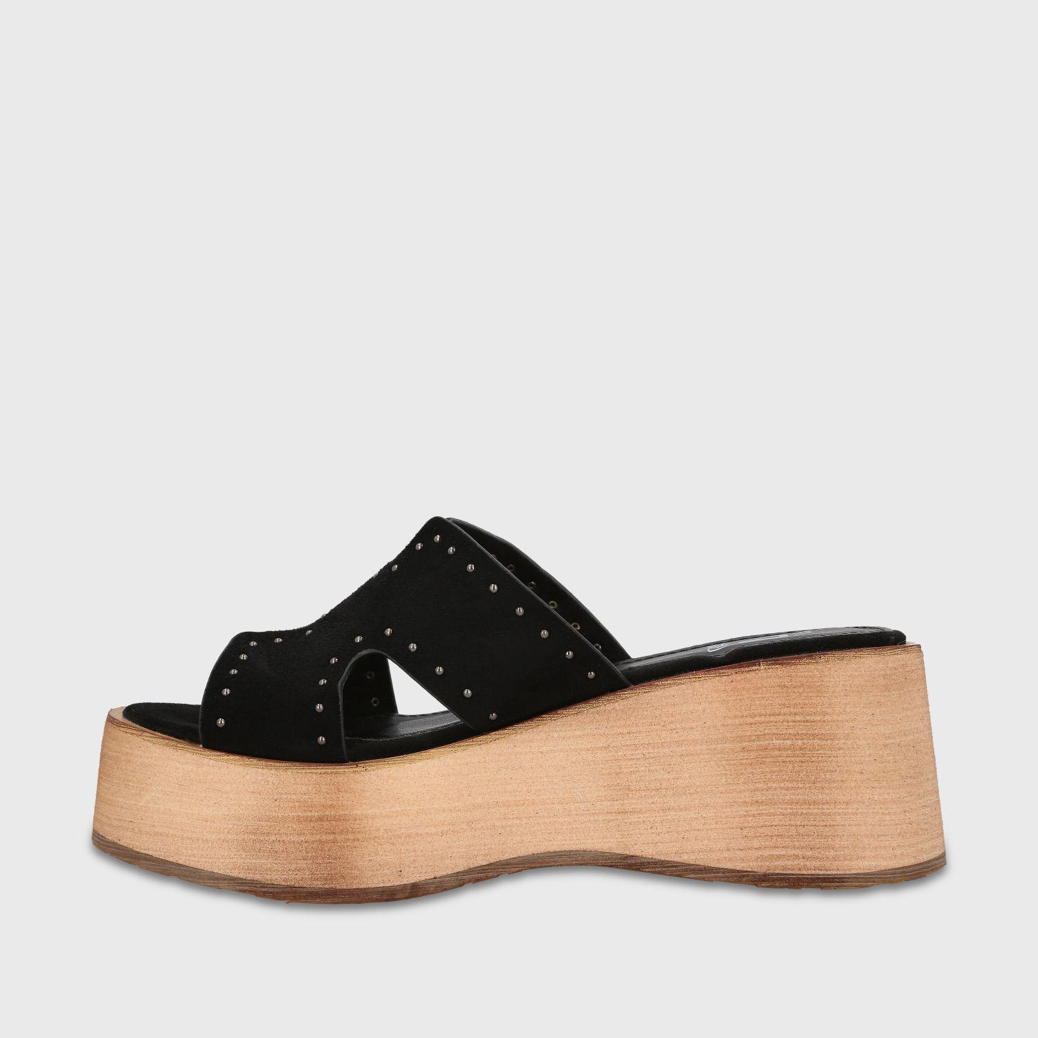 Sandalia Plataforma Negra Mujer Gala Gotta-3