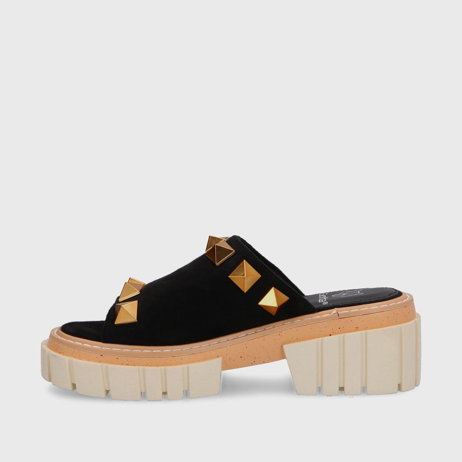 Sandalia Plataforma Negra Mujer 35162 Gotta-3