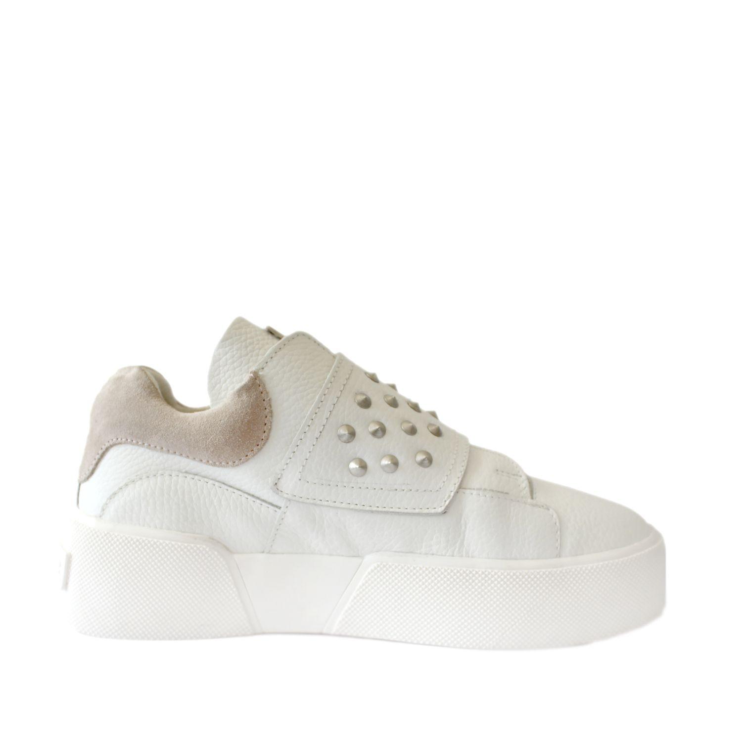 Zapatilla Blanca Cuero Mujer 18514 Gotta-0