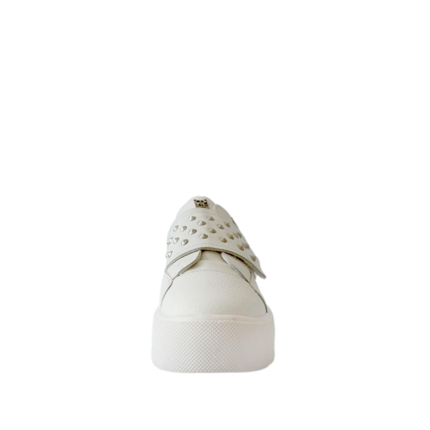 Zapatilla Blanca Cuero Mujer 18514 Gotta-2