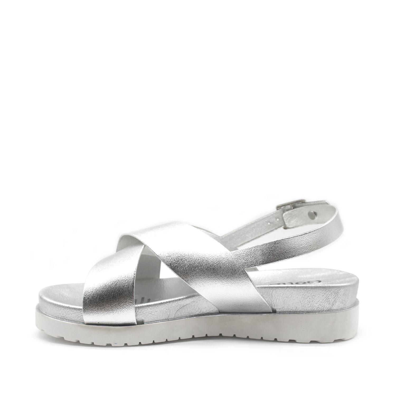Sandalia Plateada Mujer 12061 Gotta-3