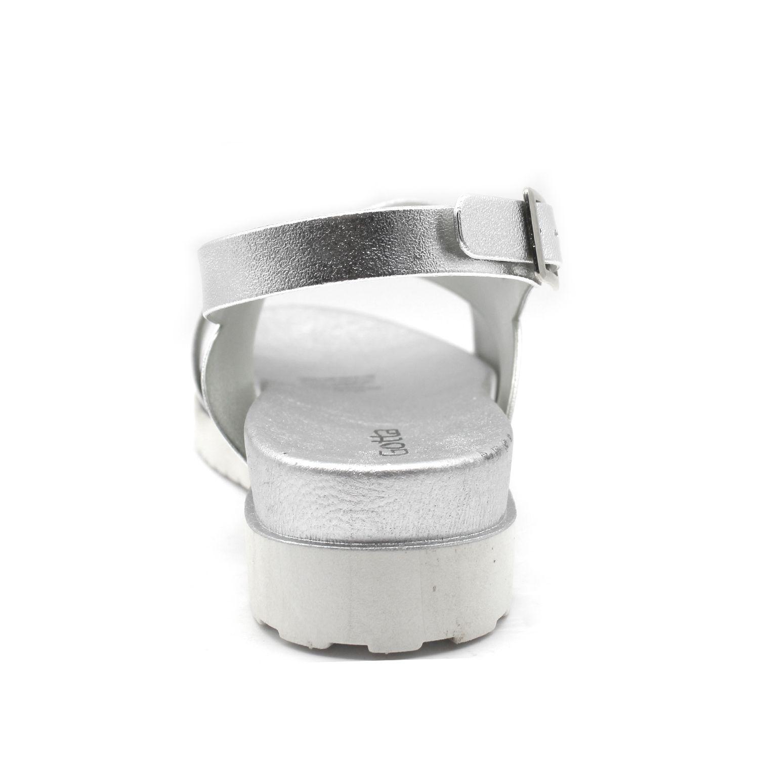 Sandalia Plateada Mujer 12061 Gotta-4