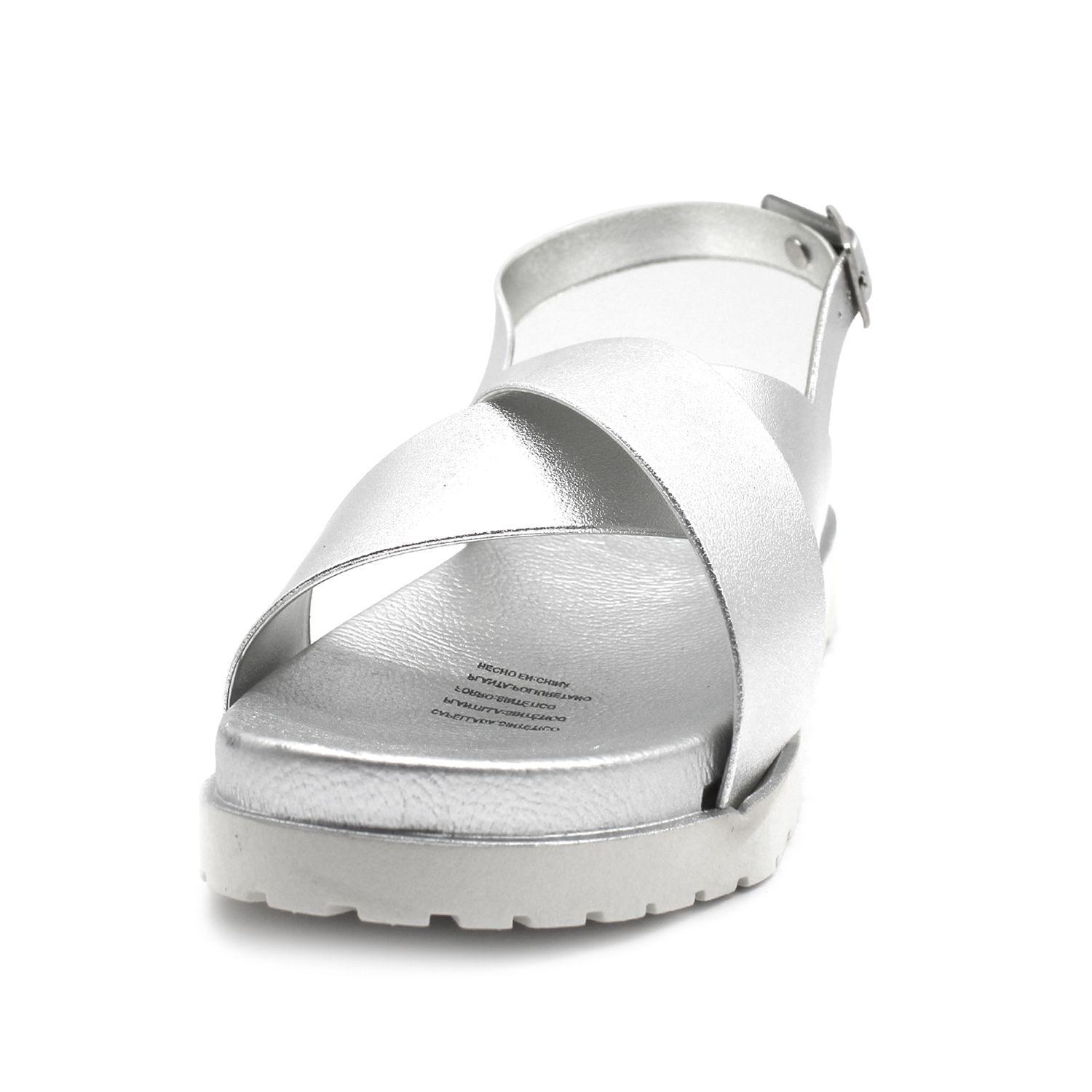 Sandalia Plateada Mujer 12061 Gotta-5