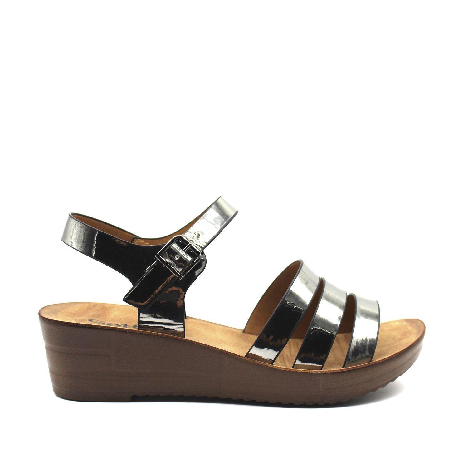 Sandalia Plateada Mujer 13222 Gotta-0