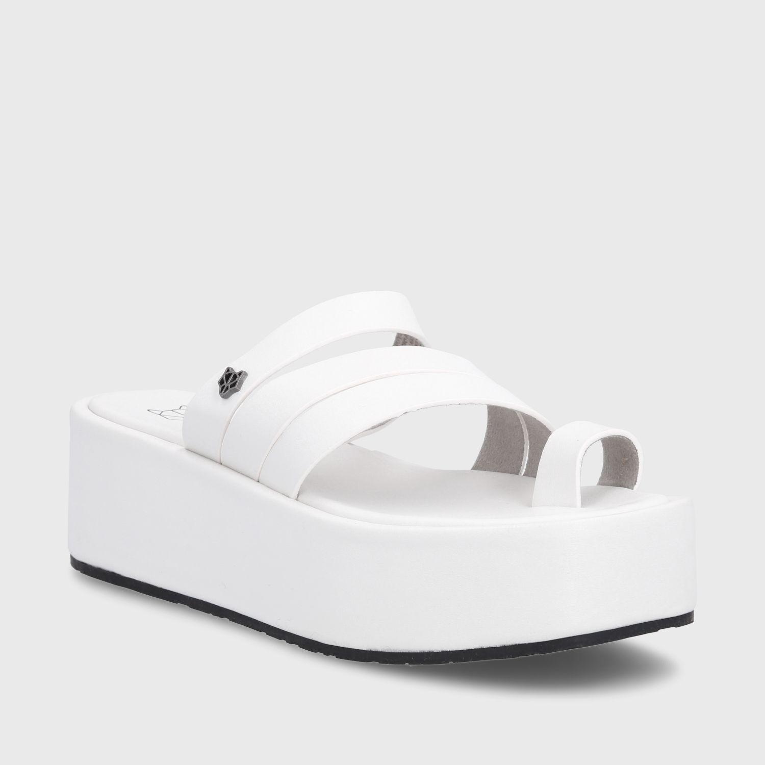 Sandalia Plataforma Blanca Mujer 35221 Gotta-1