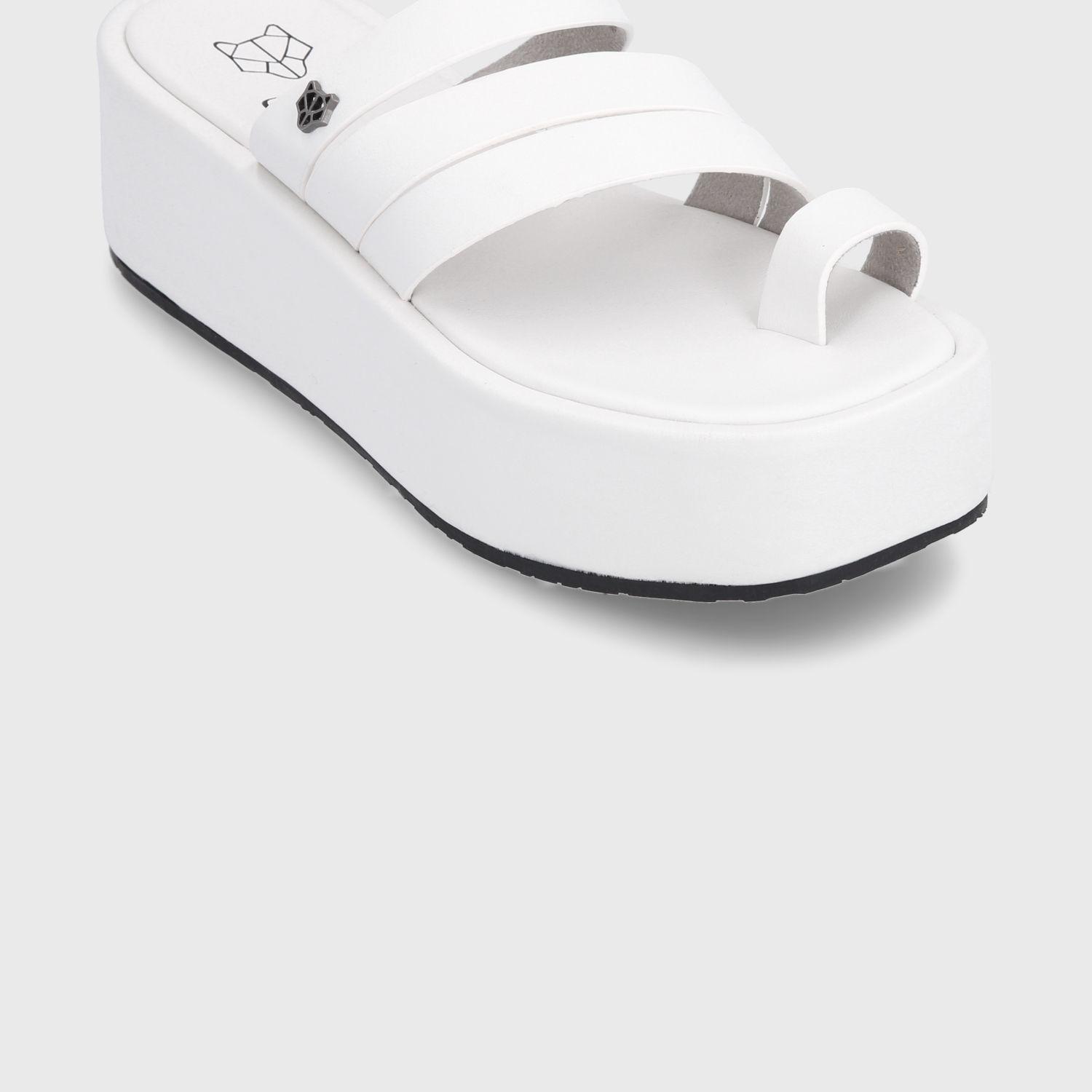 Sandalia Plataforma Blanca Mujer 35221 Gotta-5