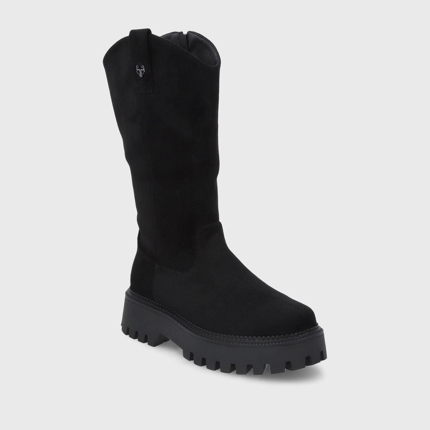 Bota Plataforma Negra Mujer 46304 Gotta-1