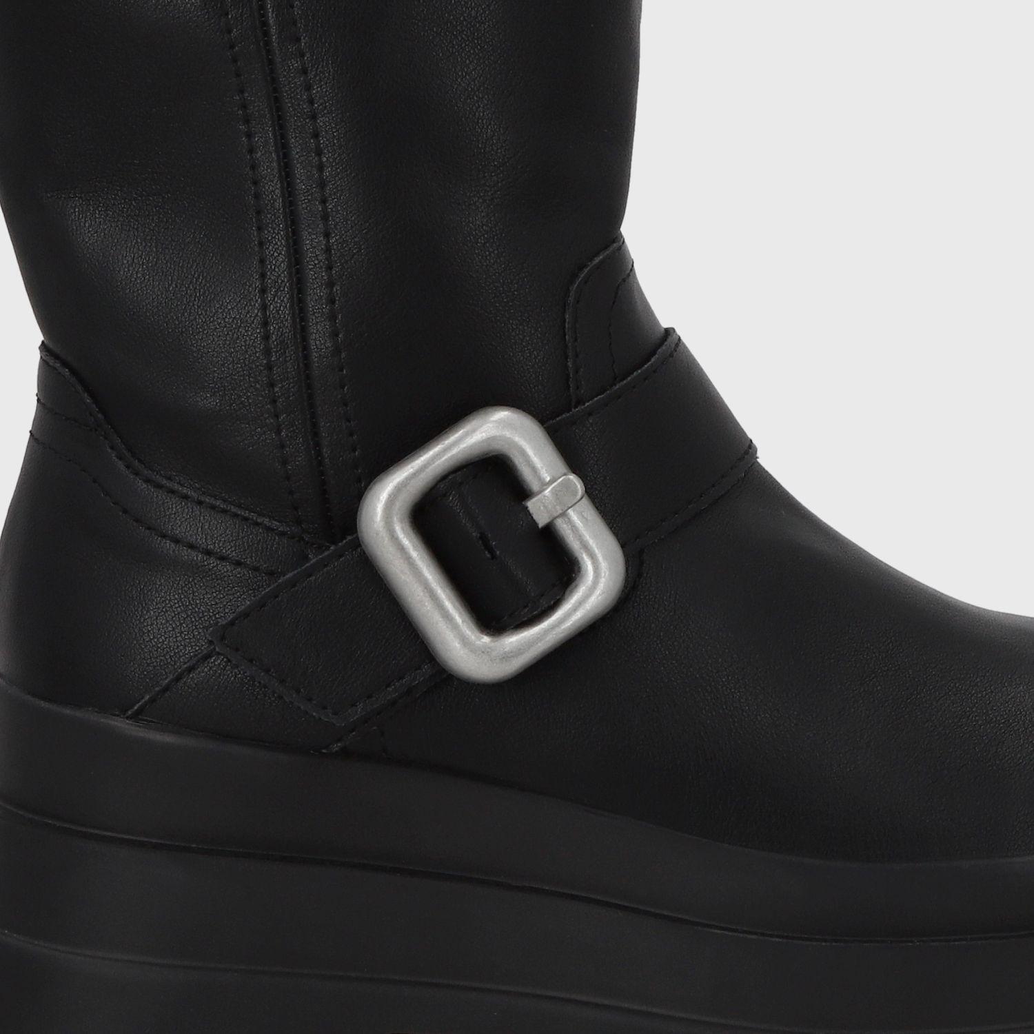 Bota Plataforma Negra Mujer 36037 Gotta-5