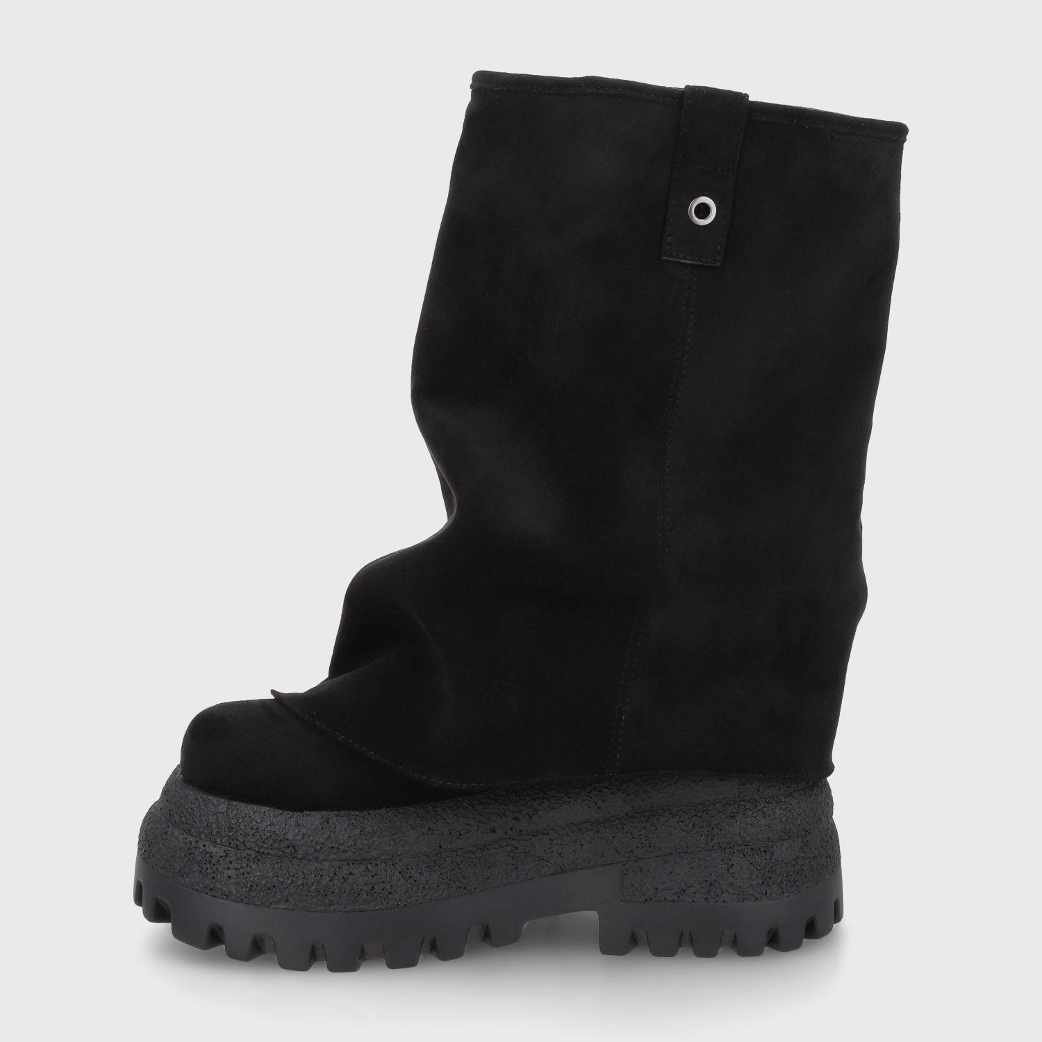 Bota Plataforma Negra Mujer 55291 Gotta-3