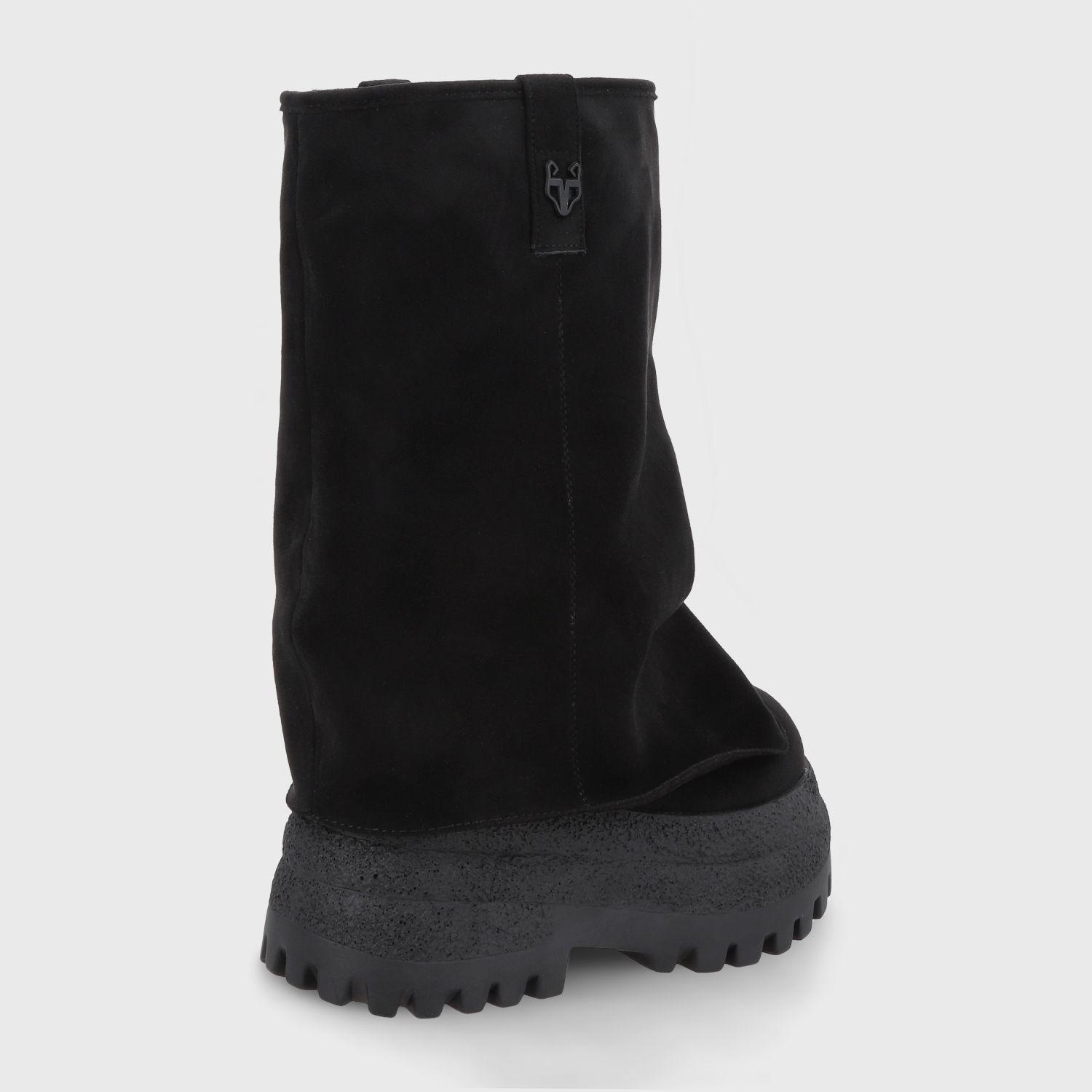 Bota Plataforma Negra Mujer 55291 Gotta-4