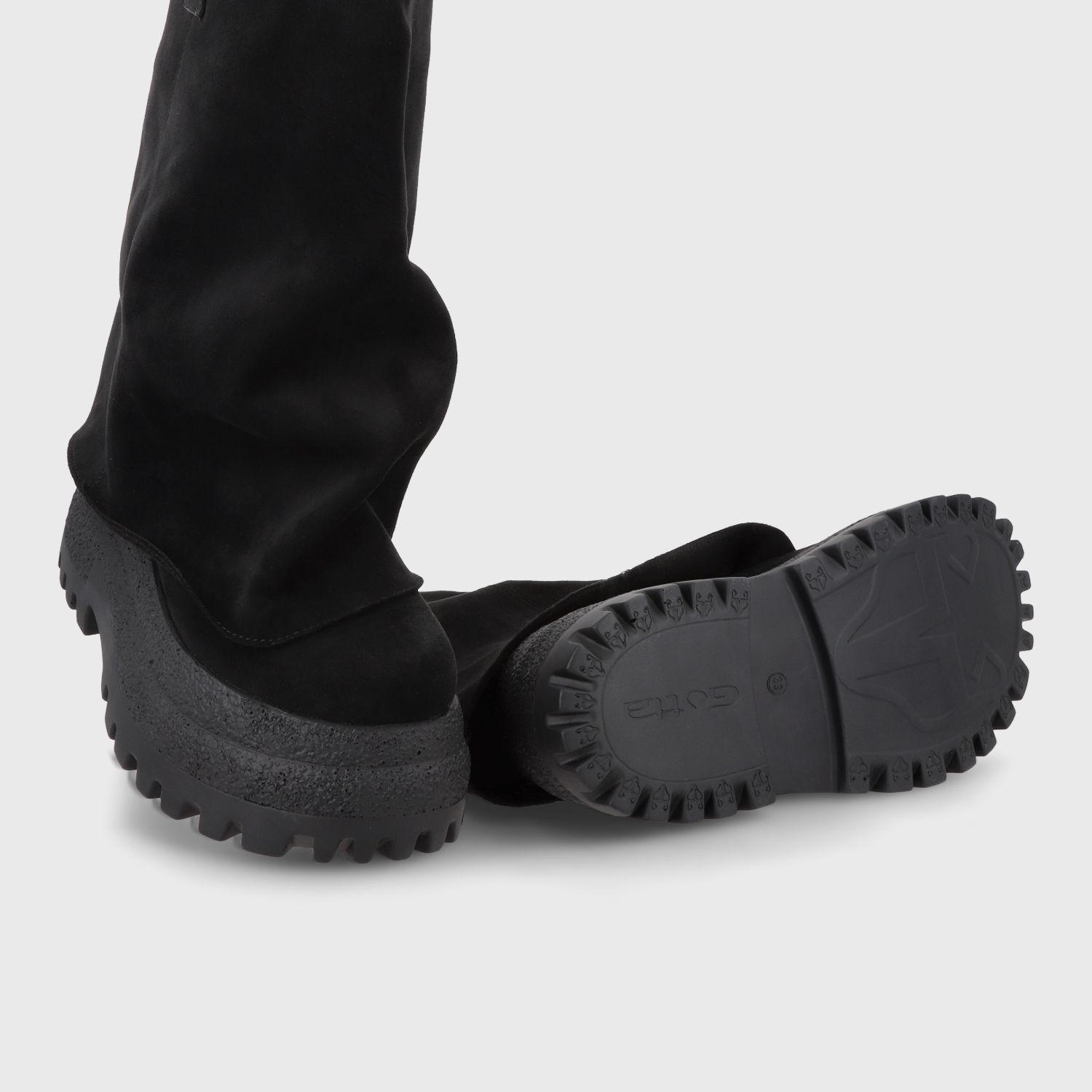Bota Plataforma Negra Mujer 55291 Gotta-6