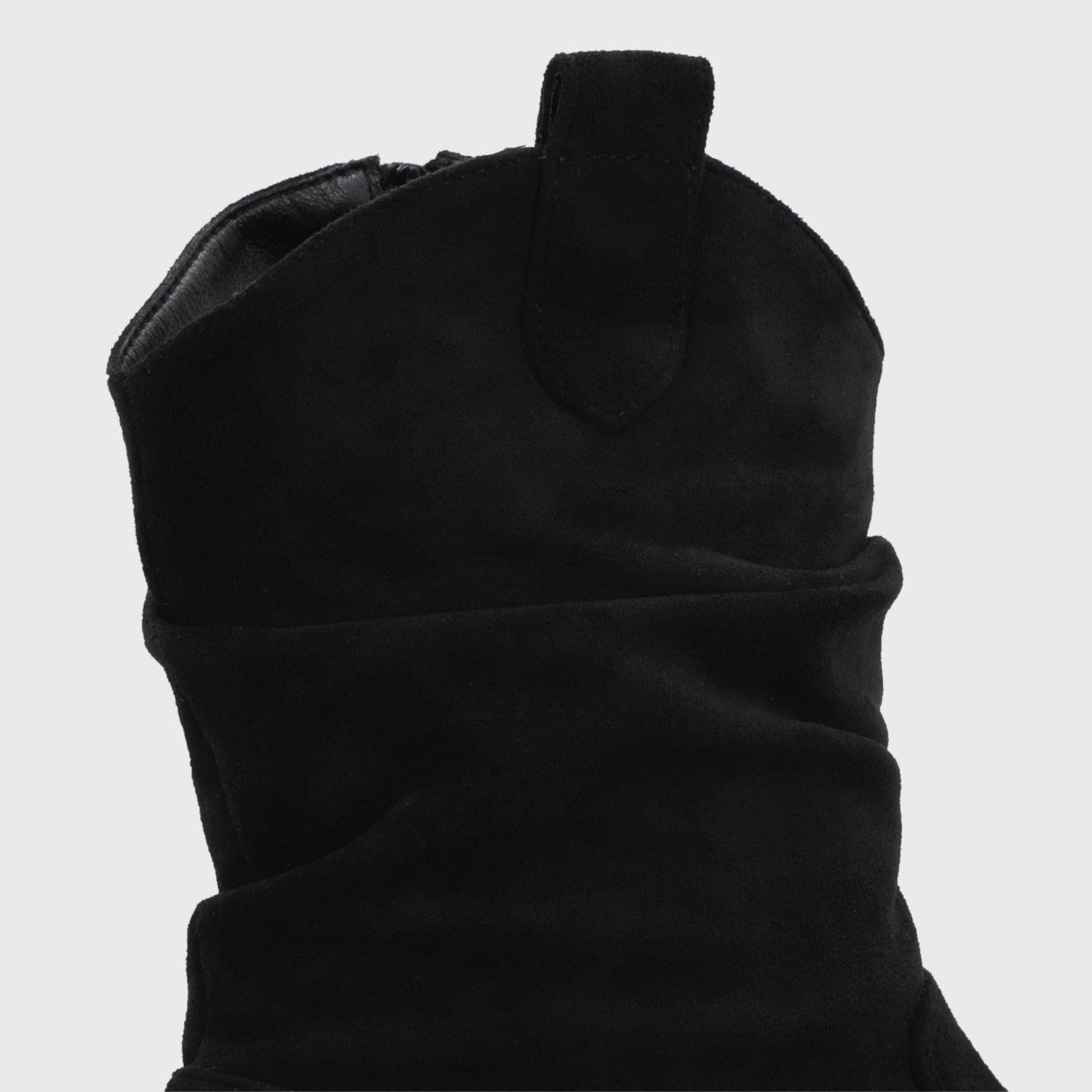 Bota Plataforma Negra Mujer 159G1 Gotta-5