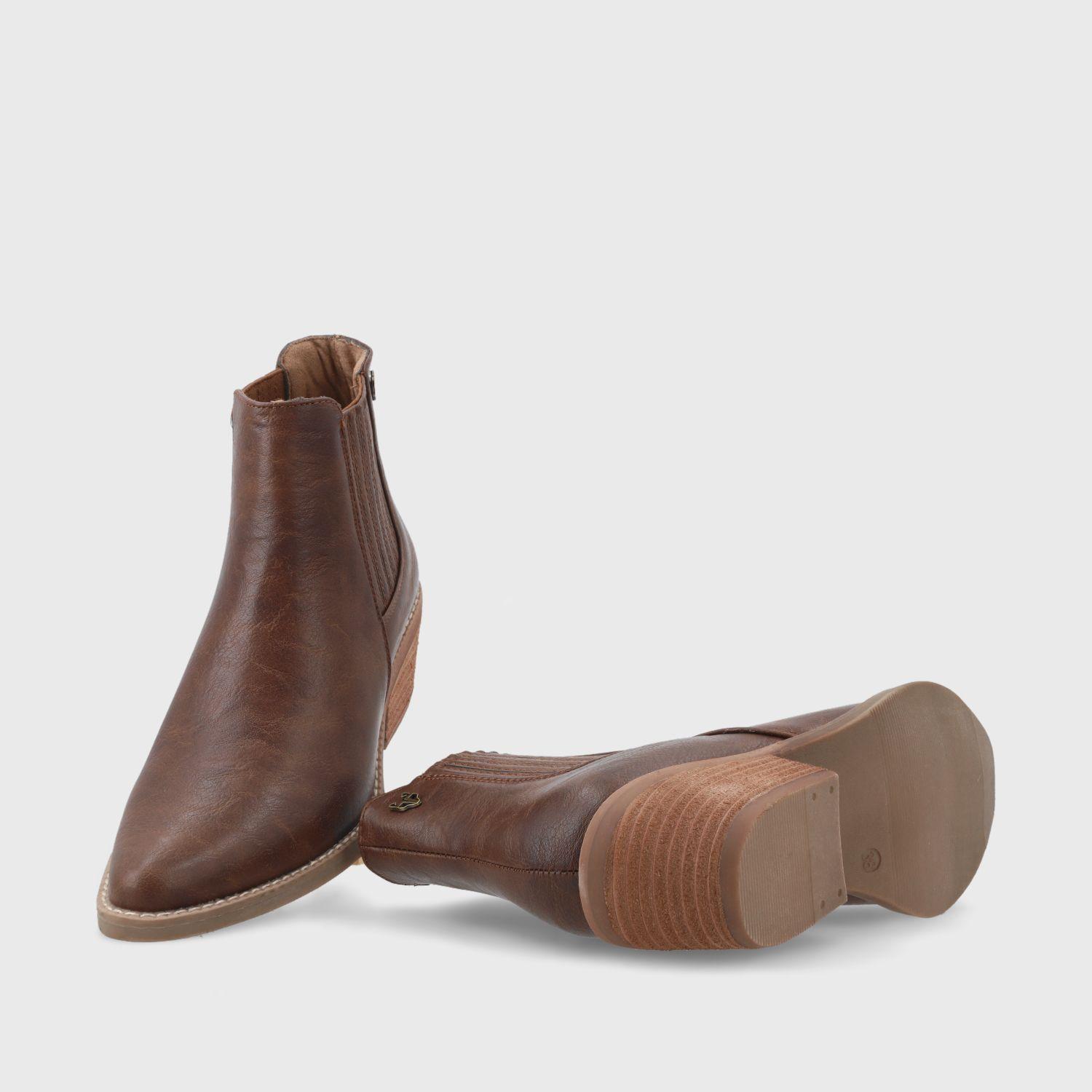 Botín Café Claro Mujer 23713 Gotta-6