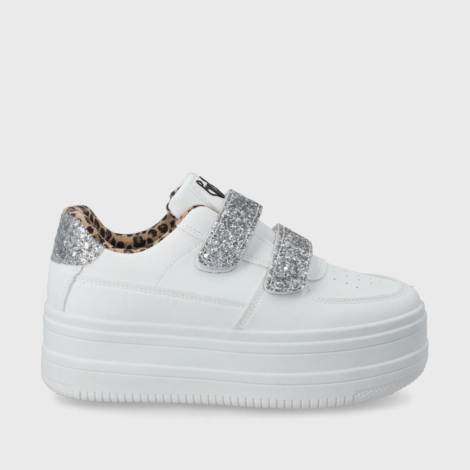 Zapatilla Plataforma Blanca Mujer 38561 Gotta-0