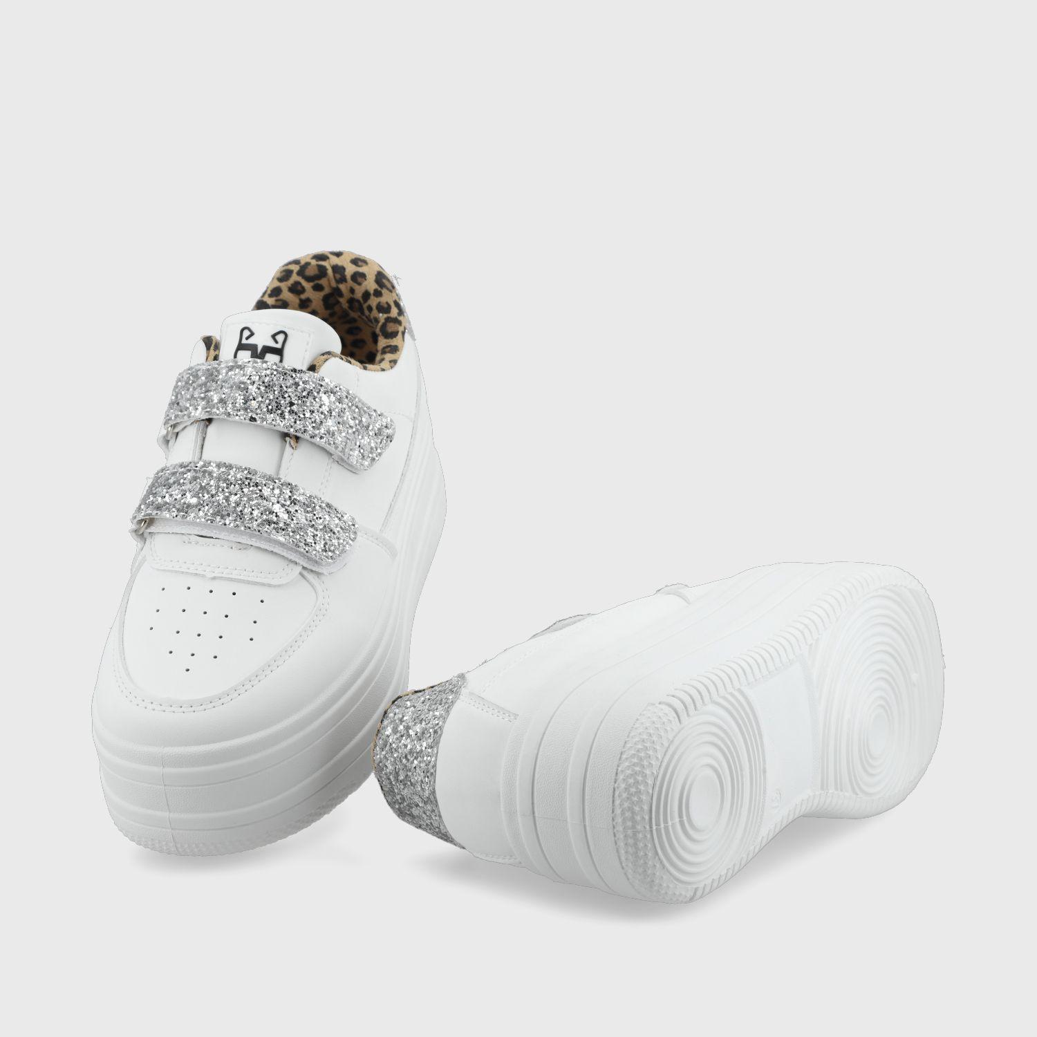 Zapatilla Plataforma Blanca Mujer 38561 Gotta-6