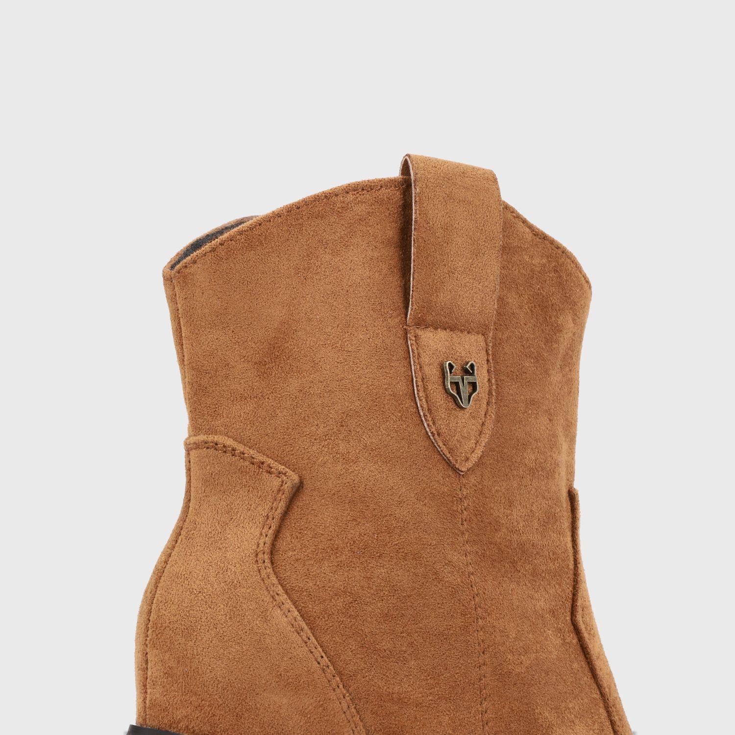 Botin Taco Camel Mujer 53780 Gotta-5
