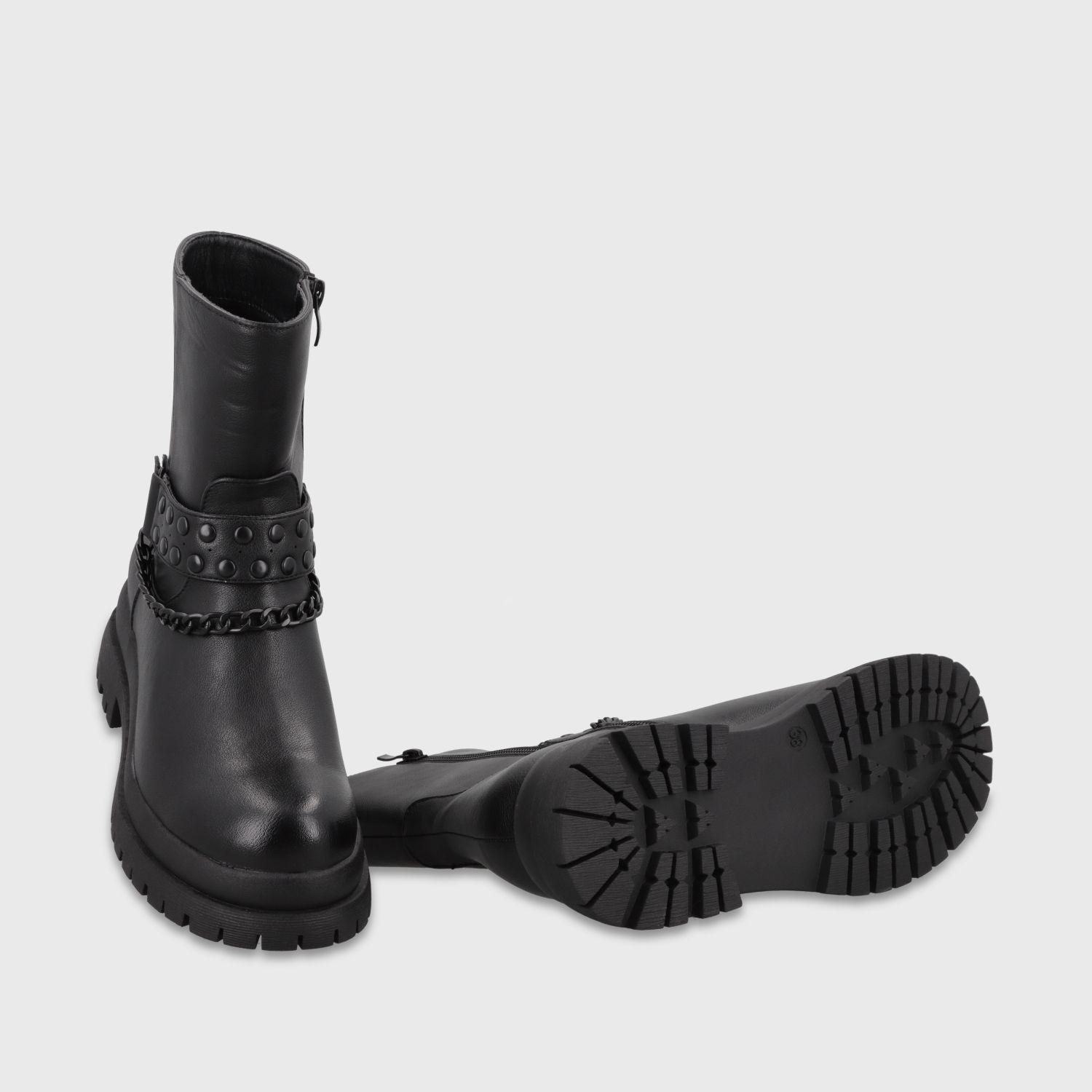 Botin Plataforma Negro Mujer 6584101 Gotta-6